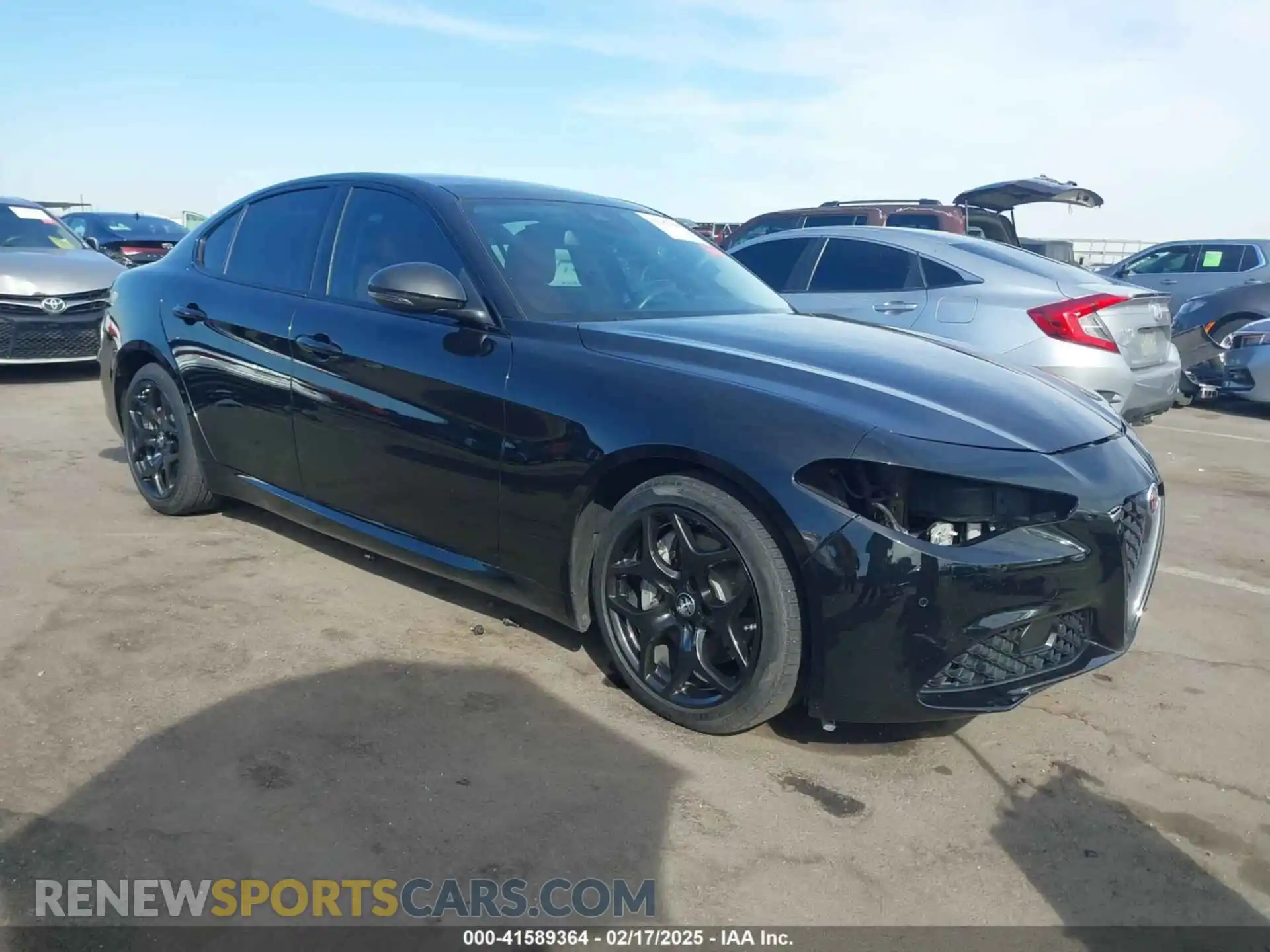 1 Photograph of a damaged car ZARFAMAN1M7648894 ALFA ROMEO GIULIA 2021