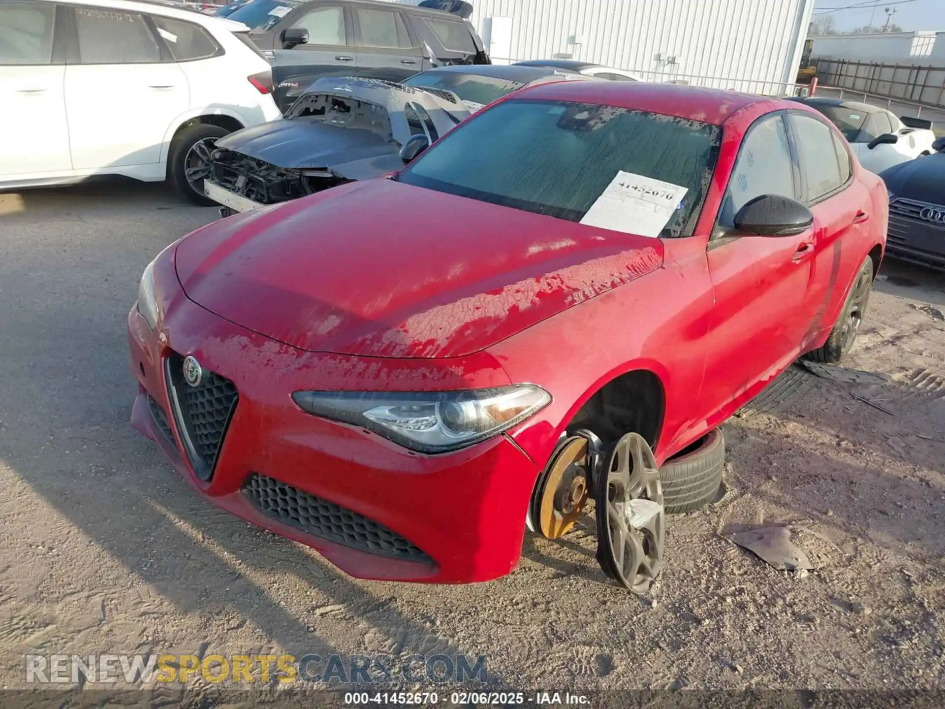 2 Photograph of a damaged car ZARFAMAN1M7649060 ALFA ROMEO GIULIA 2021