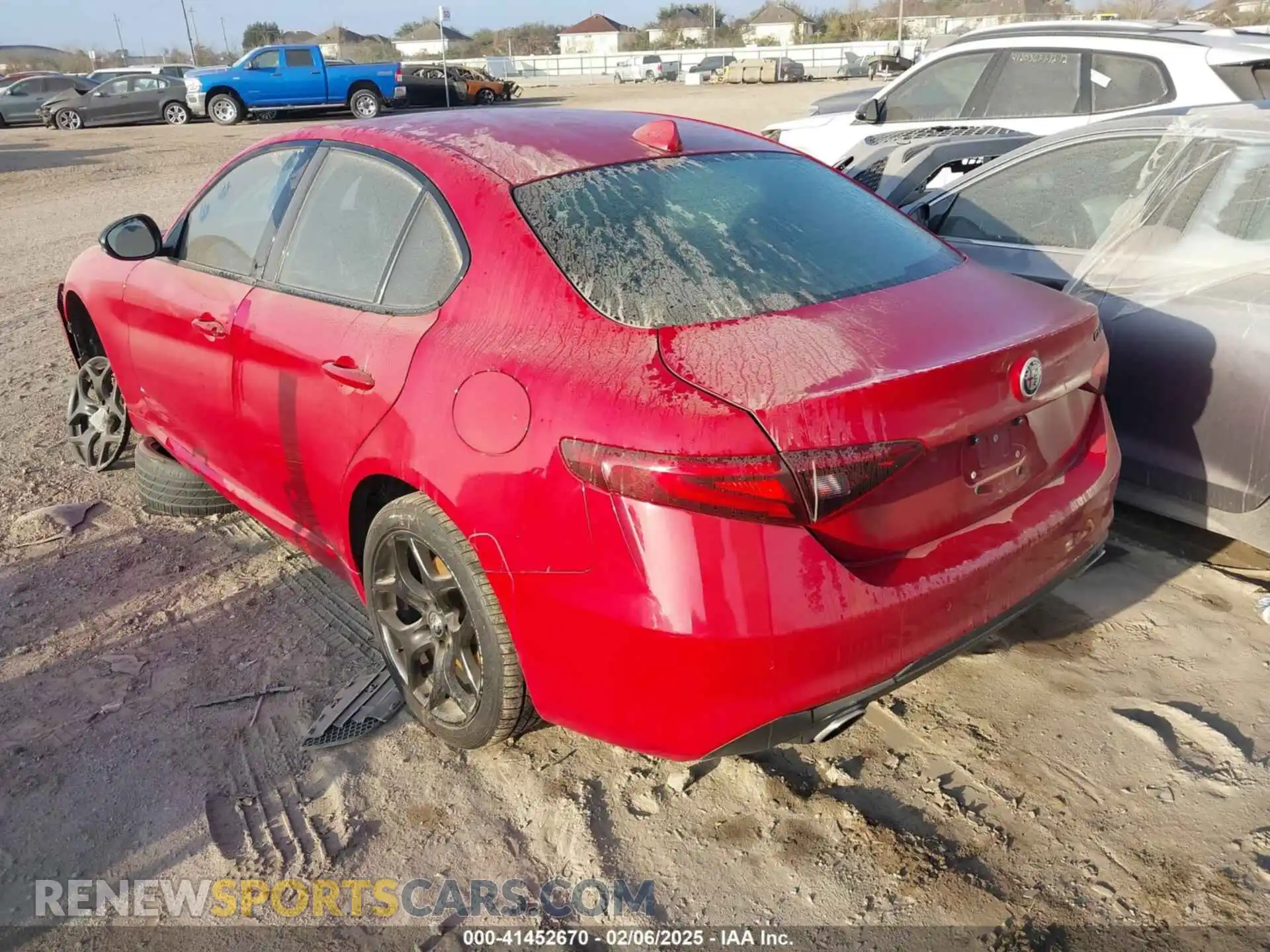 3 Photograph of a damaged car ZARFAMAN1M7649060 ALFA ROMEO GIULIA 2021
