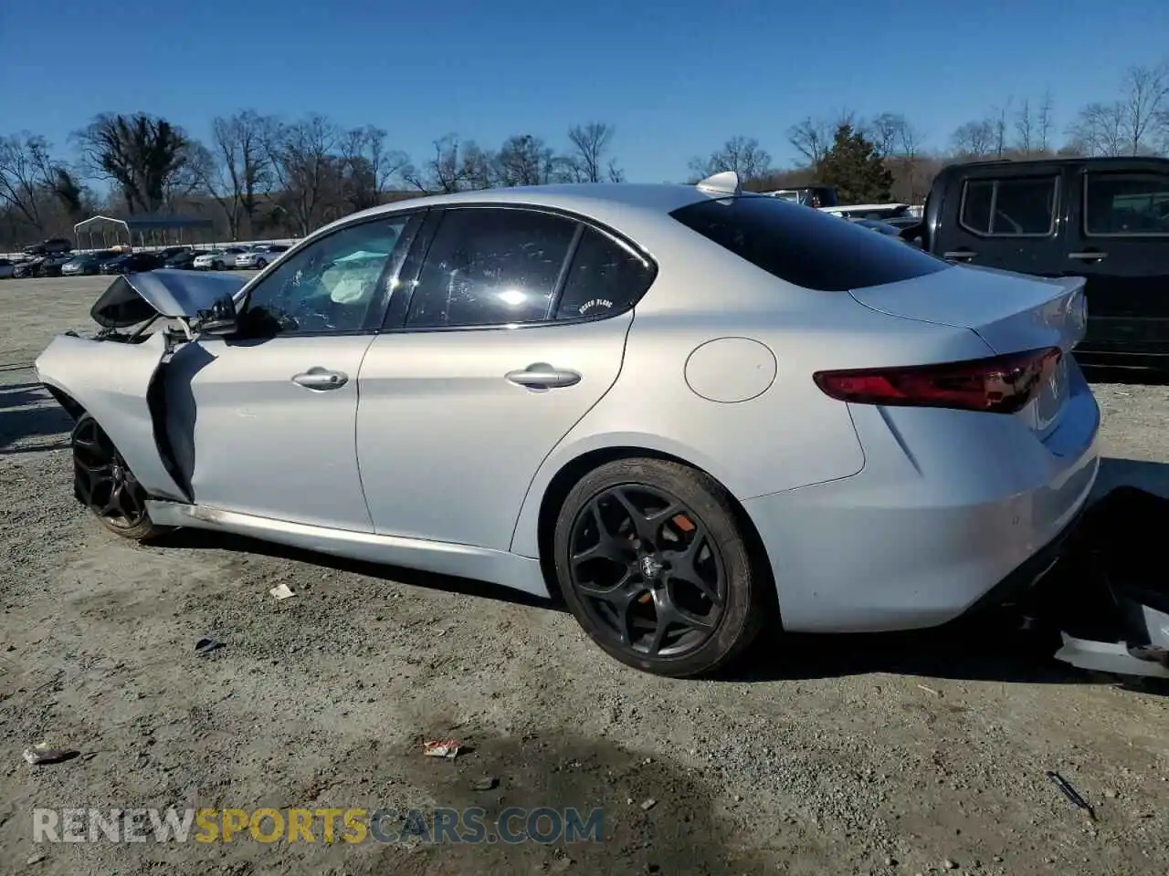 2 Фотография поврежденного автомобиля ZARFAMAN5M7648056 ALFA ROMEO GIULIA 2021