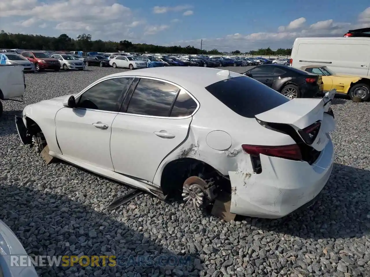 2 Photograph of a damaged car ZARFAMAN6M7646879 ALFA ROMEO GIULIA 2021