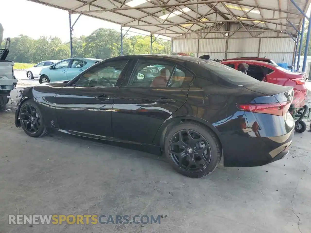 2 Photograph of a damaged car ZARFAMAN7M7645756 ALFA ROMEO GIULIA 2021
