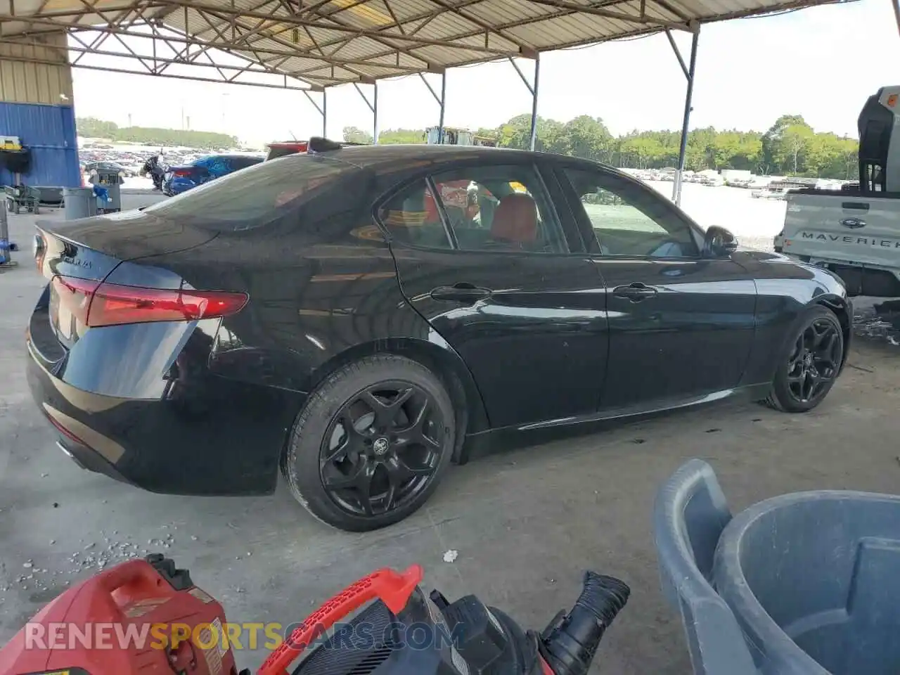 3 Photograph of a damaged car ZARFAMAN7M7645756 ALFA ROMEO GIULIA 2021