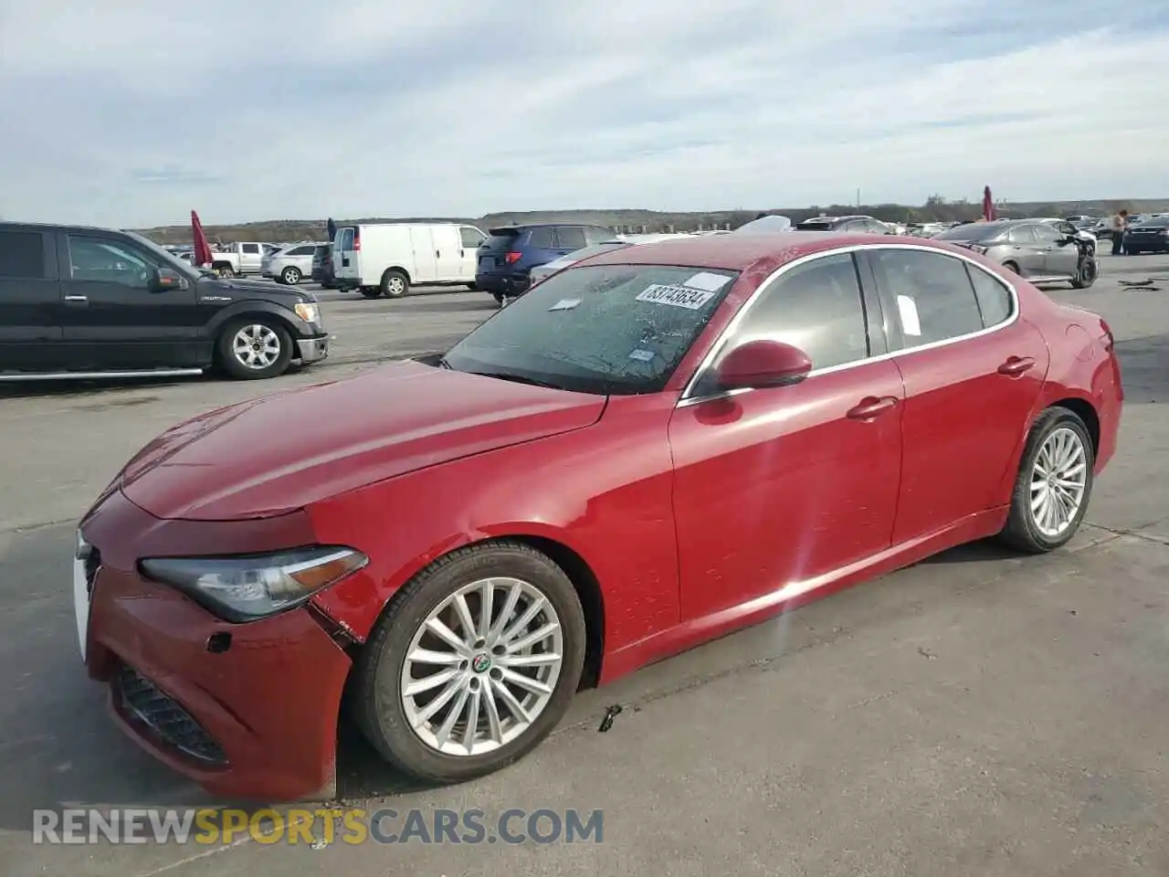 1 Photograph of a damaged car ZARFAMAN9M7639831 ALFA ROMEO GIULIA 2021