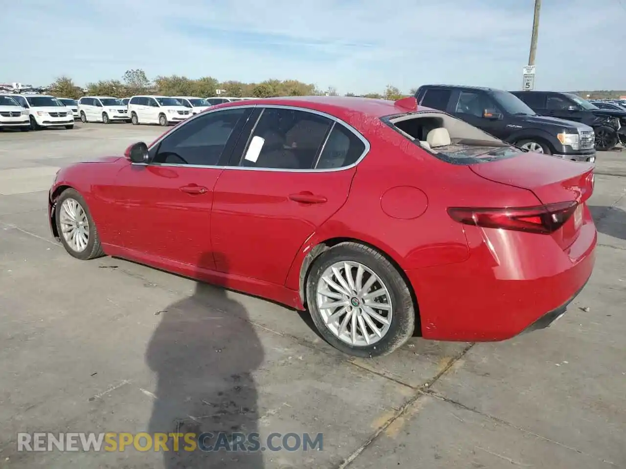 2 Photograph of a damaged car ZARFAMAN9M7639831 ALFA ROMEO GIULIA 2021