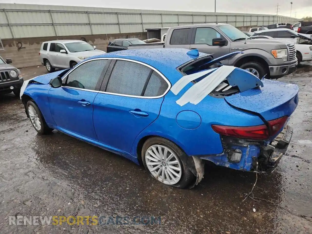 2 Photograph of a damaged car ZARFAMANXM7641118 ALFA ROMEO GIULIA 2021