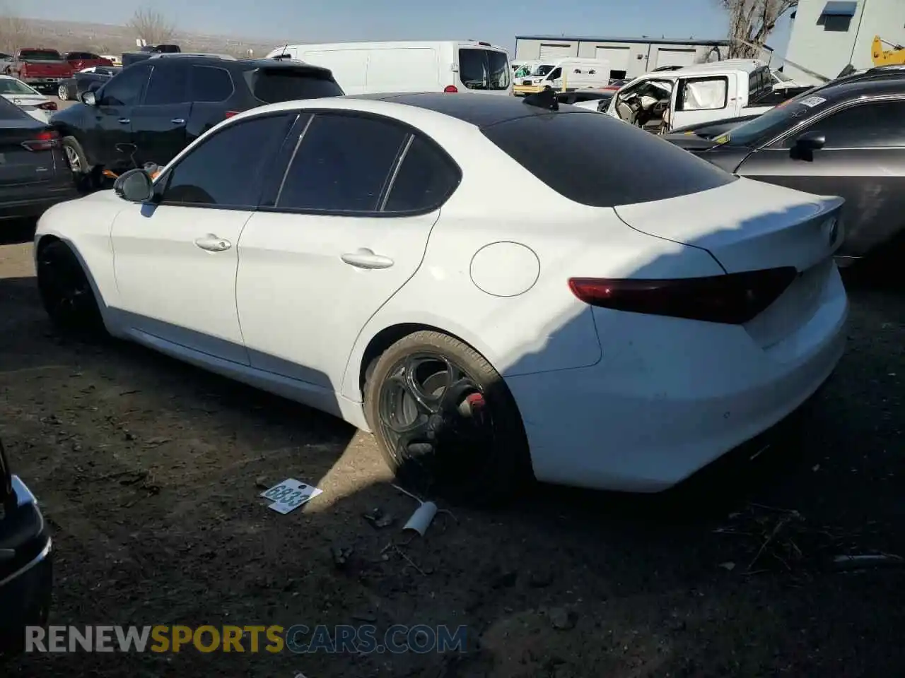 2 Photograph of a damaged car ZARFAMBN0M7648870 ALFA ROMEO GIULIA 2021