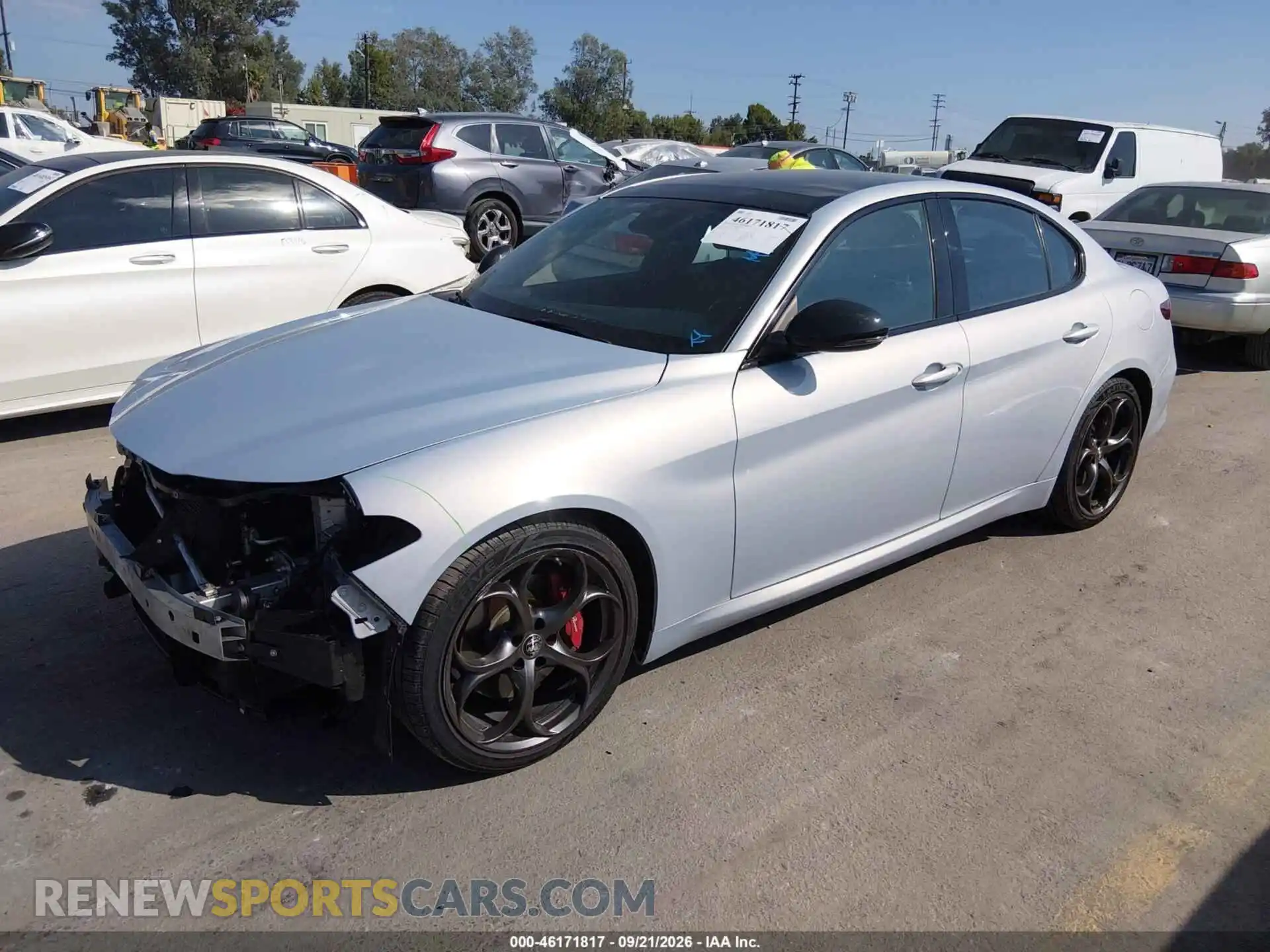 2 Photograph of a damaged car ZARFAMBN3M7648751 ALFA ROMEO GIULIA 2021