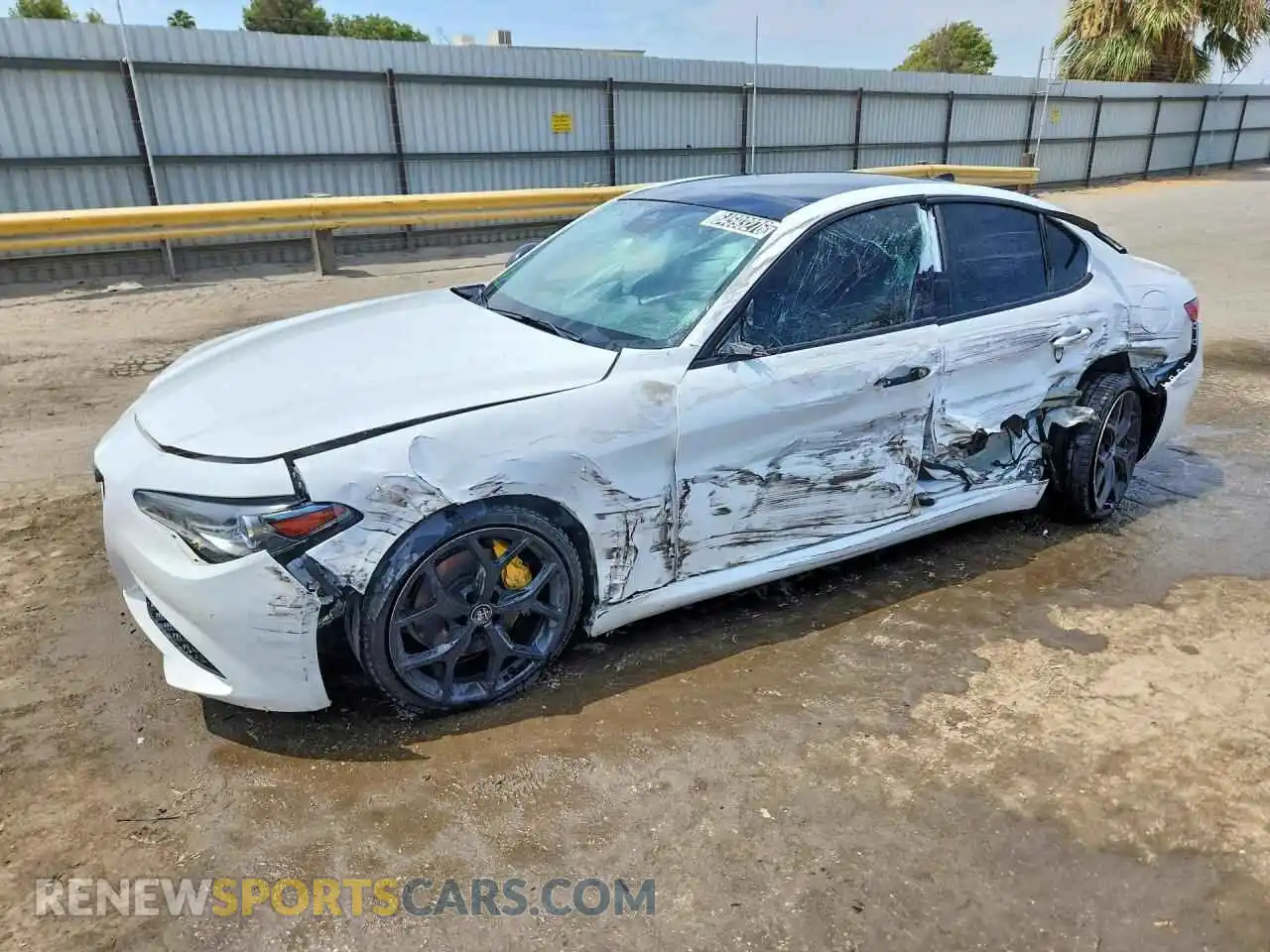 1 Photograph of a damaged car ZARFAMBN4M7643817 ALFA ROMEO GIULIA 2021