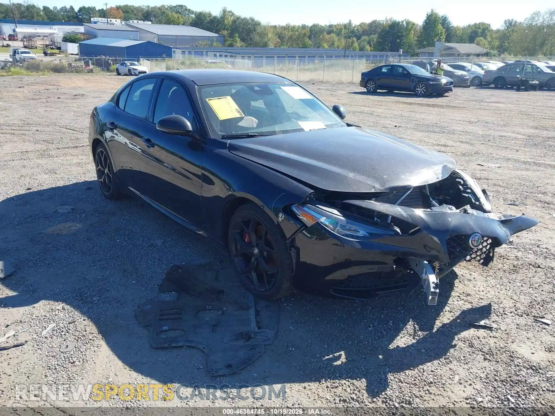 1 Фотография поврежденного автомобиля ZARFAMBN4M7648466 ALFA ROMEO GIULIA 2021