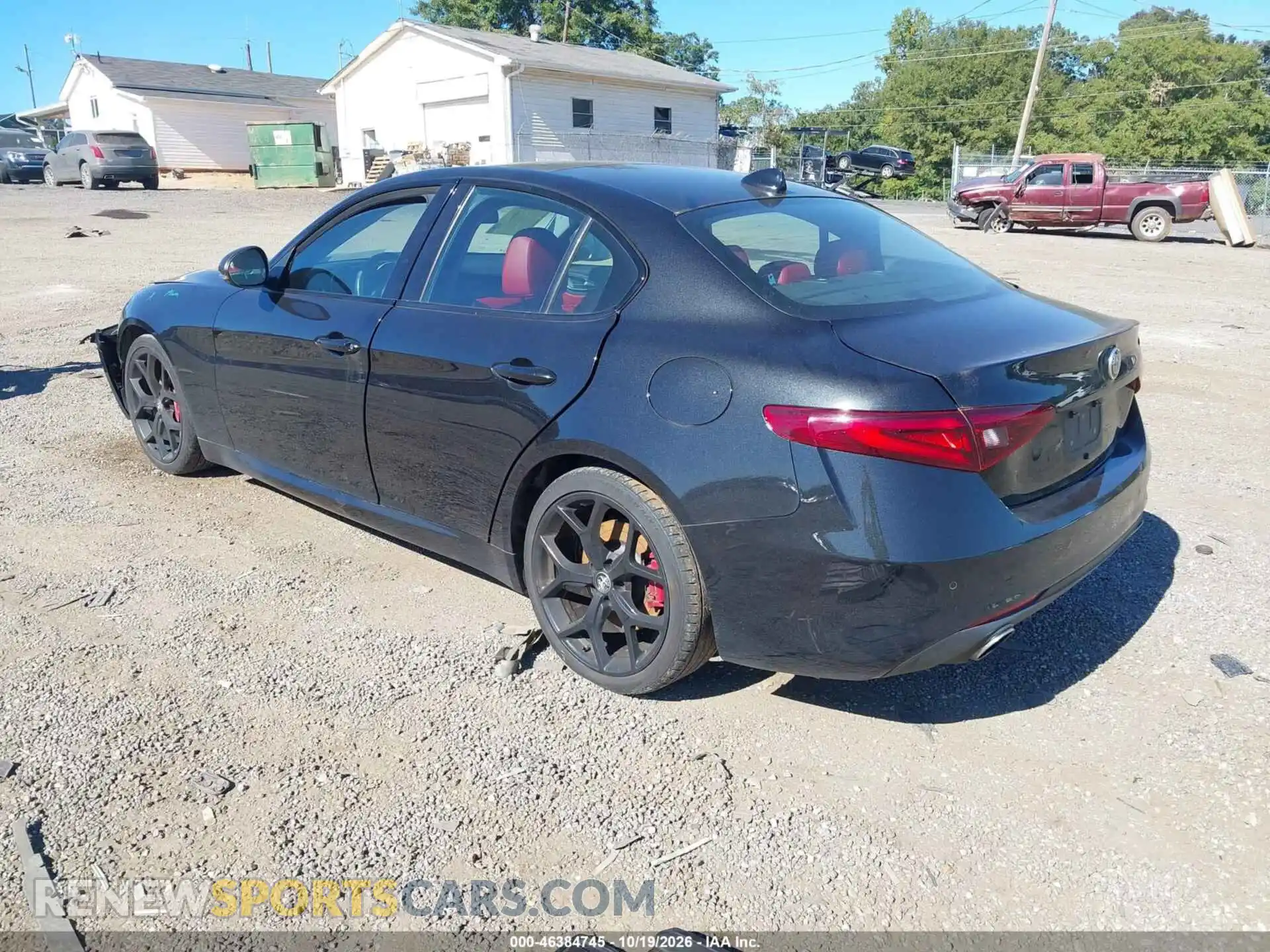 3 Фотография поврежденного автомобиля ZARFAMBN4M7648466 ALFA ROMEO GIULIA 2021