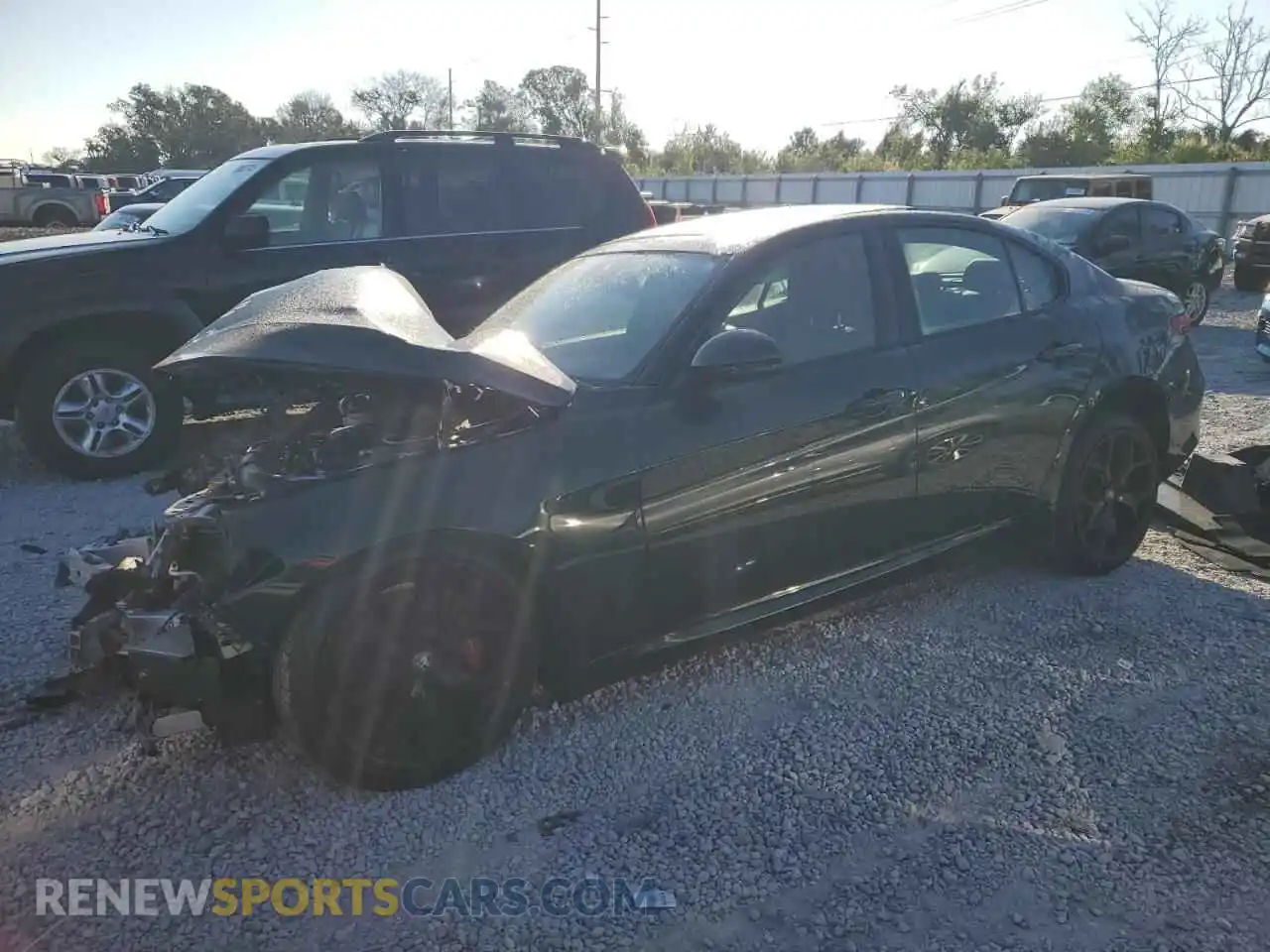 1 Photograph of a damaged car ZARFAMBN5M7641834 ALFA ROMEO GIULIA 2021