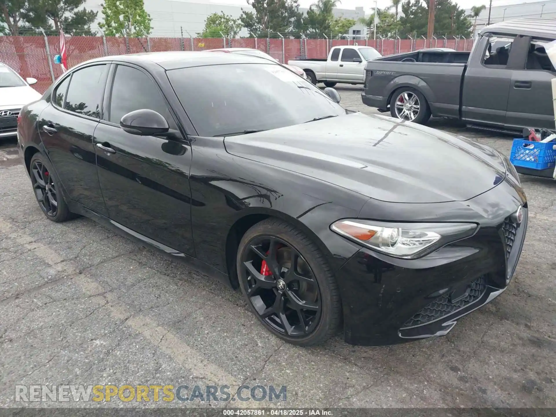1 Photograph of a damaged car ZARFAMBN5M7645723 ALFA ROMEO GIULIA 2021