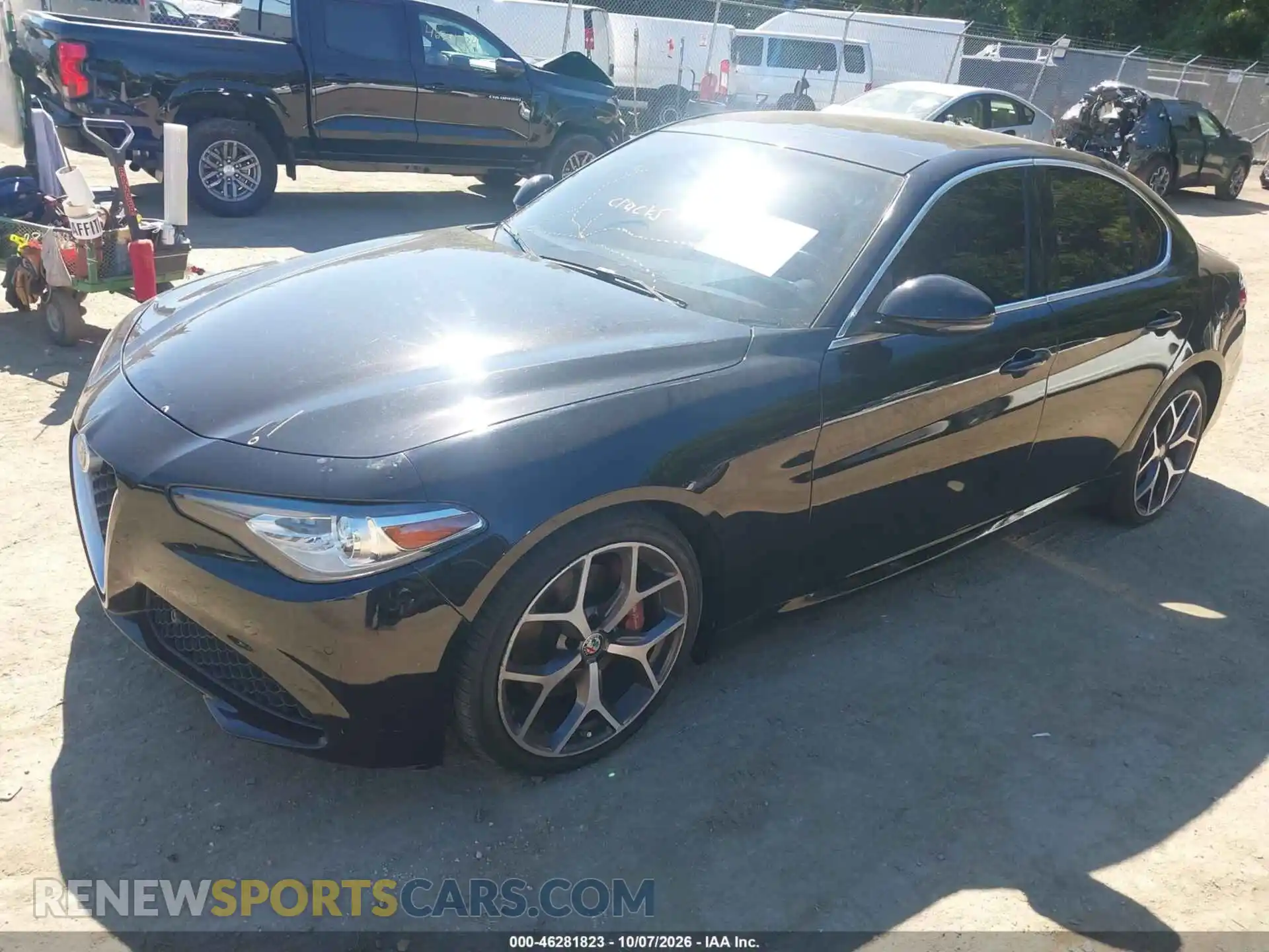 2 Фотография поврежденного автомобиля ZARFAMBN7M7649448 ALFA ROMEO GIULIA 2021