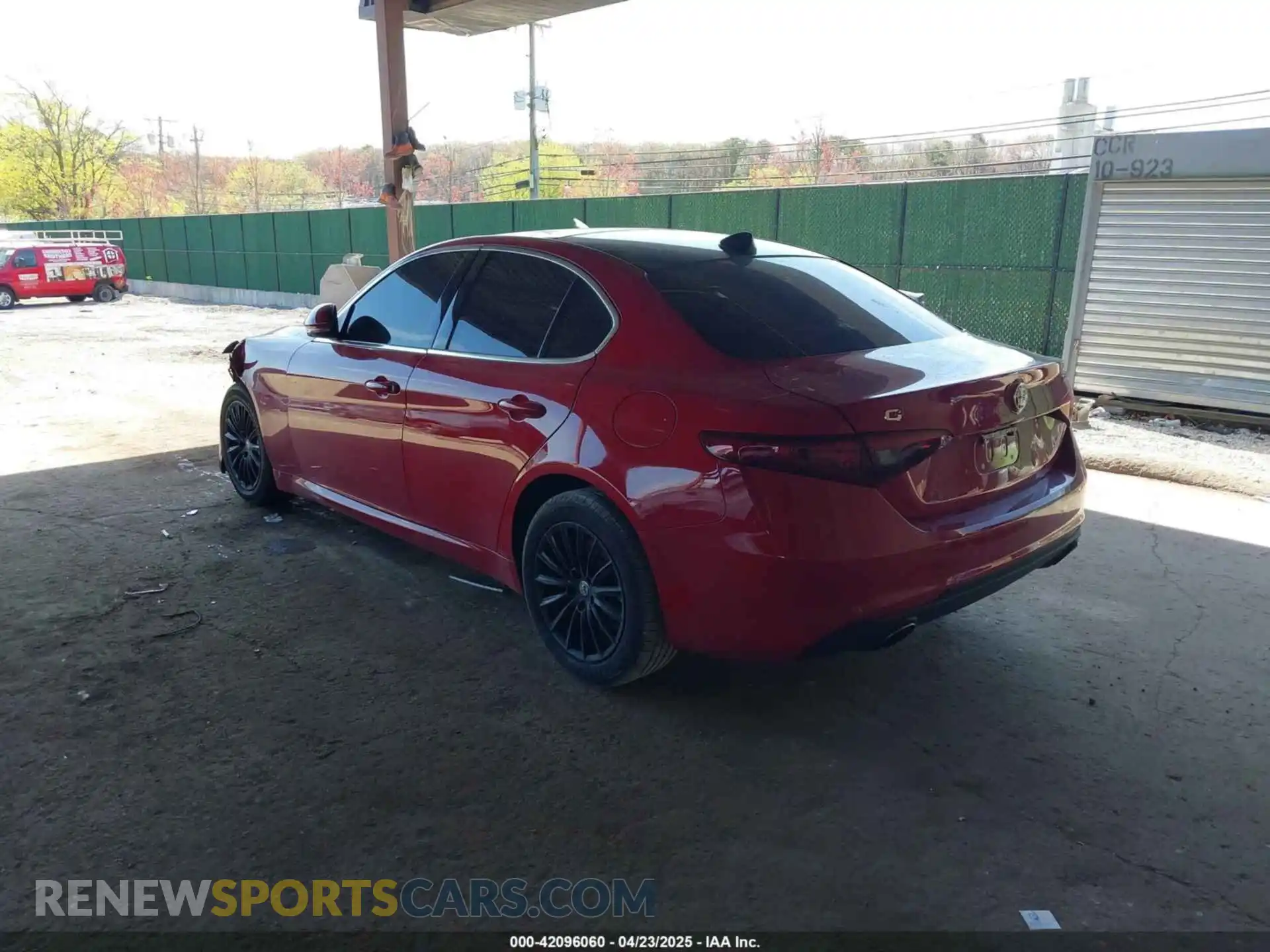 3 fotografías del automóvil dañado ZARFANAN0M7639593 ALFA ROMEO GIULIA 2021