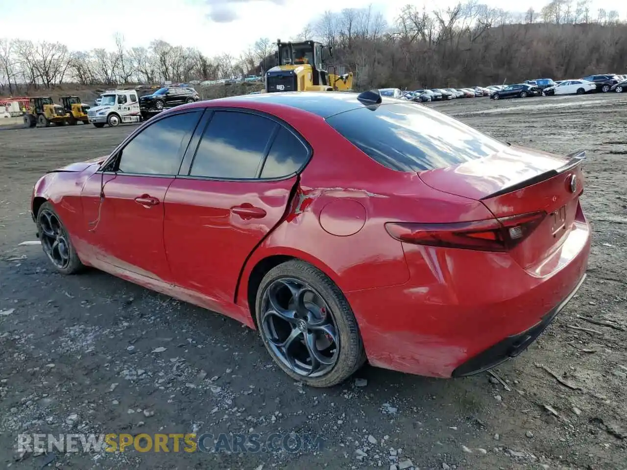 2 Photograph of a damaged car ZARFANBN4M7640910 ALFA ROMEO GIULIA 2021