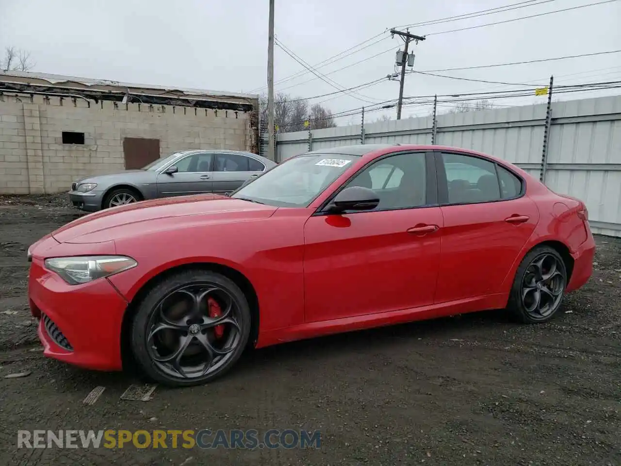 1 Photograph of a damaged car ZARFANBN4M7647744 ALFA ROMEO GIULIA 2021