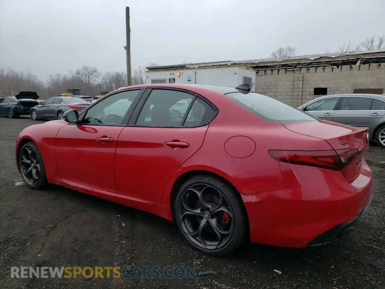 2 Photograph of a damaged car ZARFANBN4M7647744 ALFA ROMEO GIULIA 2021