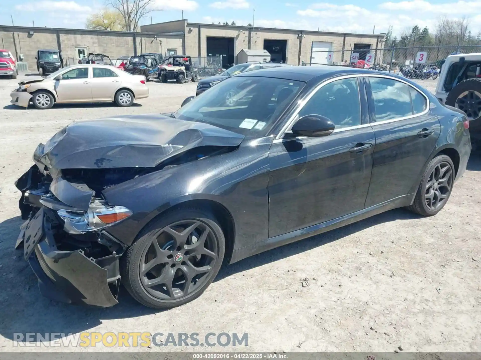 2 Photograph of a damaged car ZARFANBN6M7648815 ALFA ROMEO GIULIA 2021