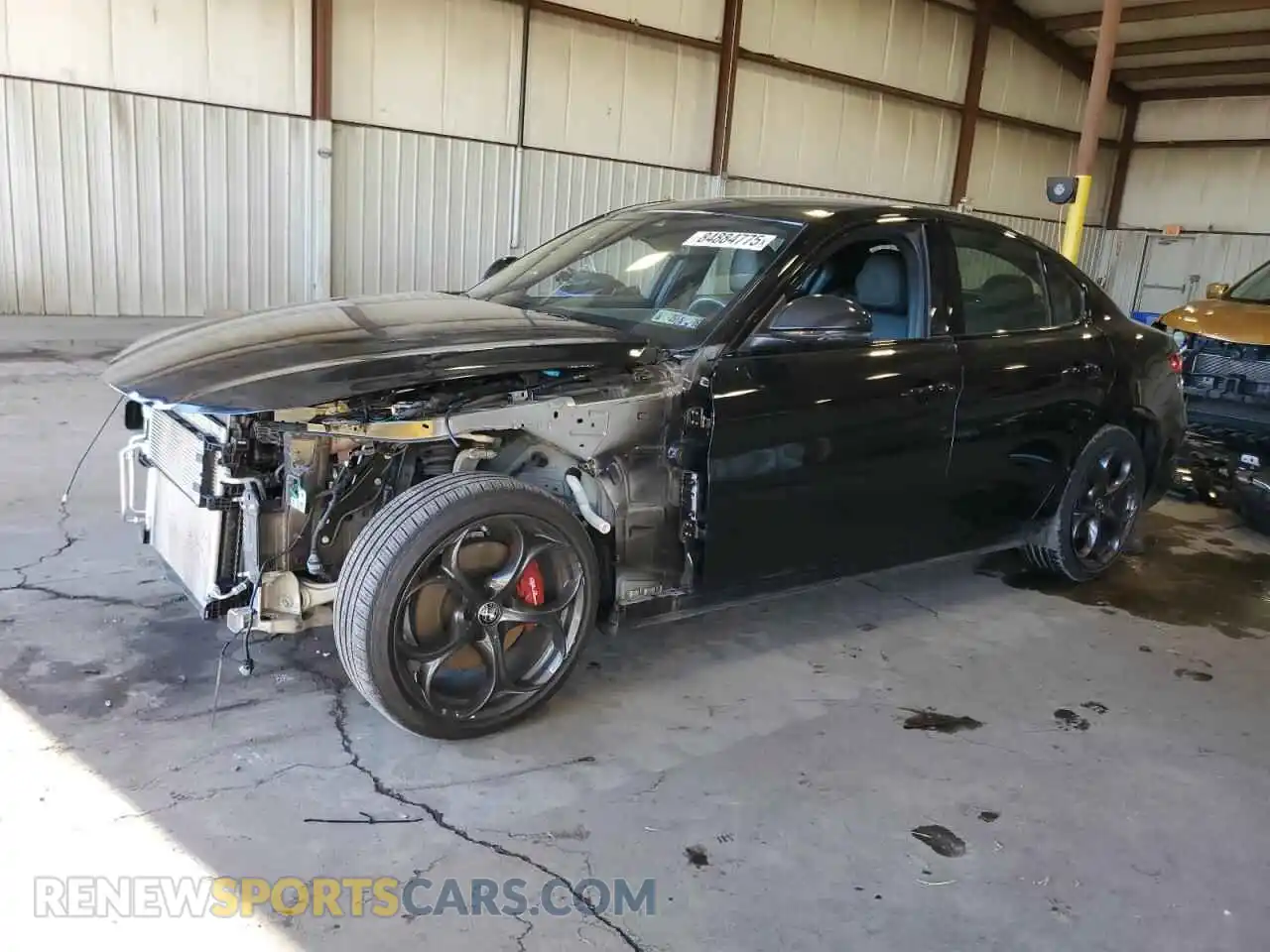 1 Photograph of a damaged car ZARFANBN7M7644191 ALFA ROMEO GIULIA 2021