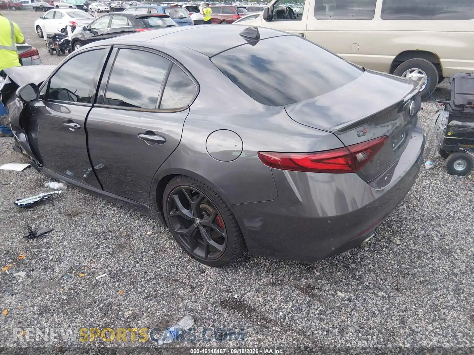 3 Фотография поврежденного автомобиля ZARFANBN9M7649599 ALFA ROMEO GIULIA 2021