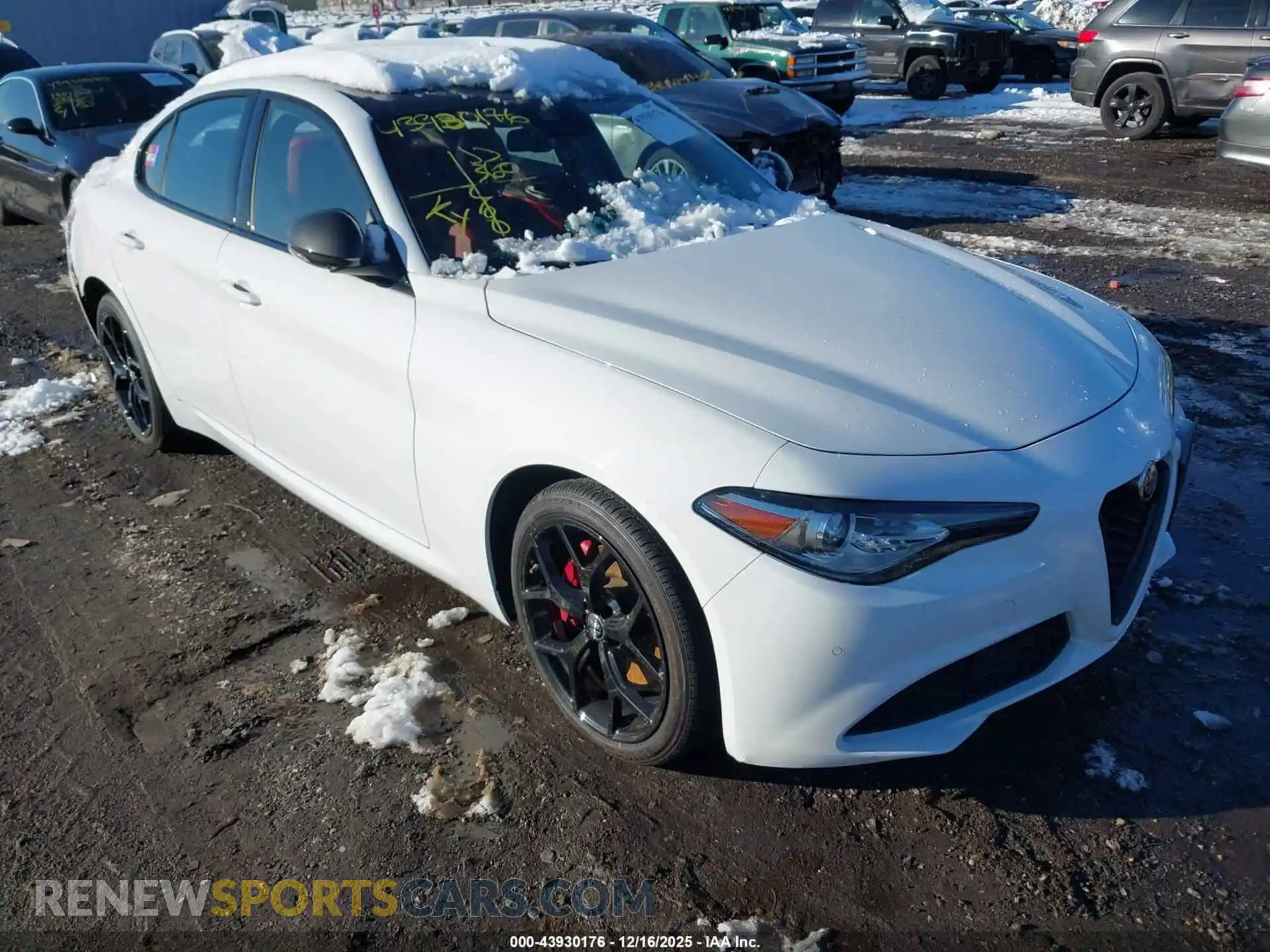 1 Photograph of a damaged car ZARFANBNXM7648087 ALFA ROMEO GIULIA 2021