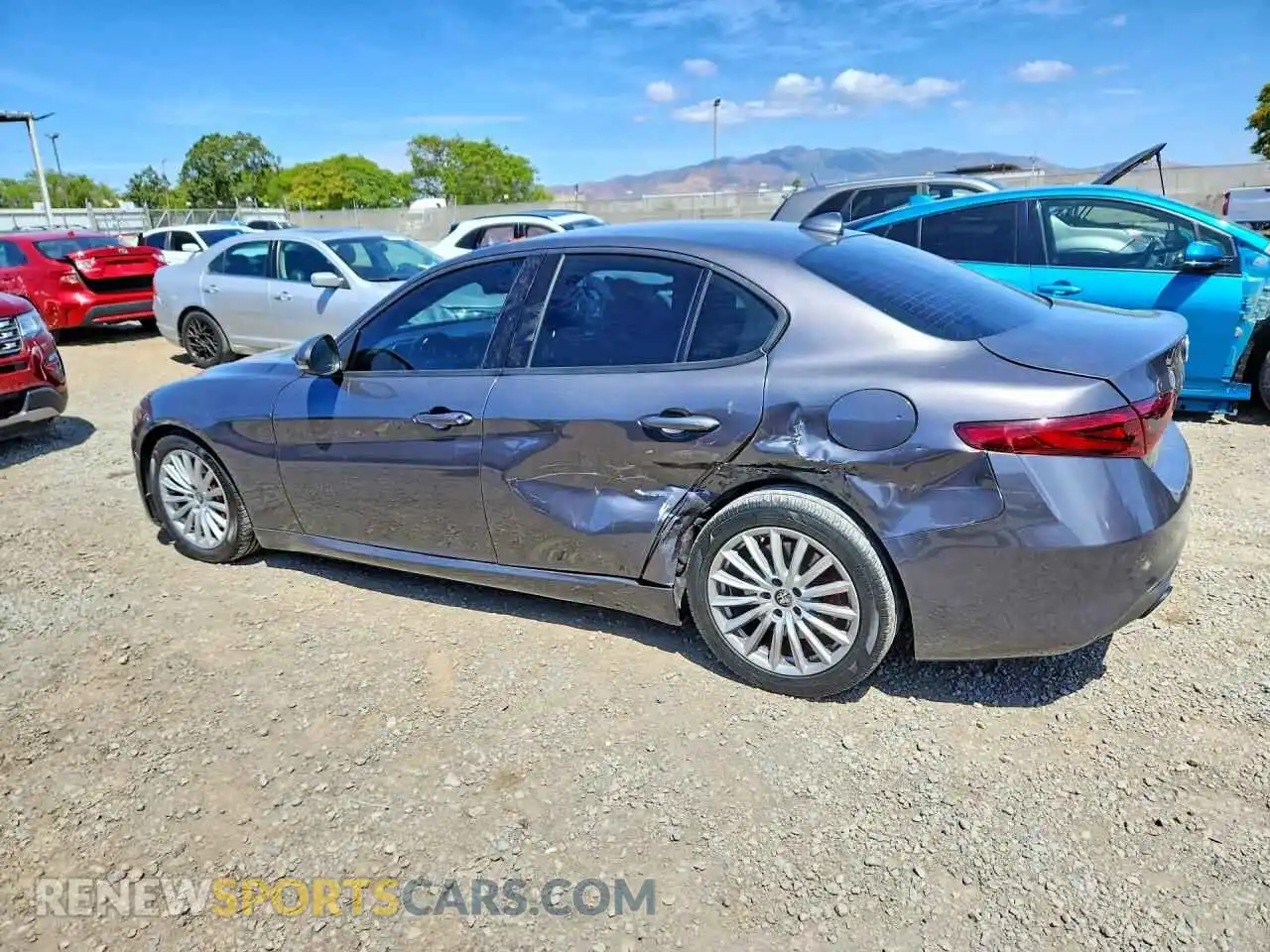 2 Фотография поврежденного автомобиля ZARFAMAN2N7654057 ALFA ROMEO GIULIA 2022