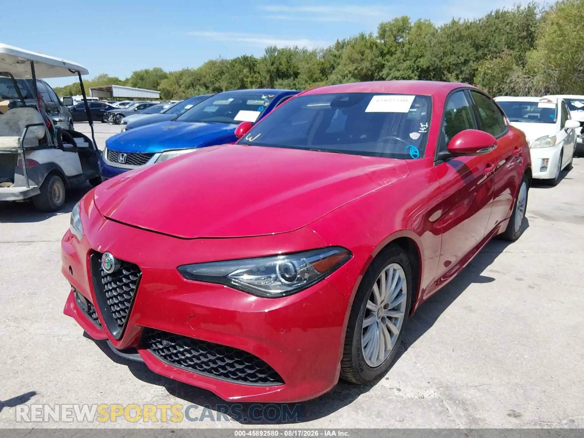 2 Фотография поврежденного автомобиля ZARFAMAN6N7660153 ALFA ROMEO GIULIA 2022