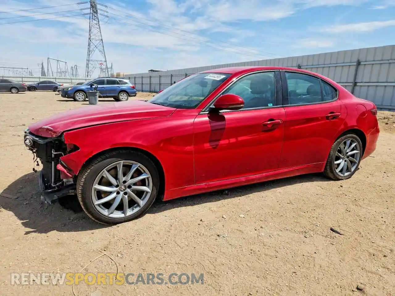 1 Фотография поврежденного автомобиля ZARFAMAN8N7659277 ALFA ROMEO GIULIA 2022