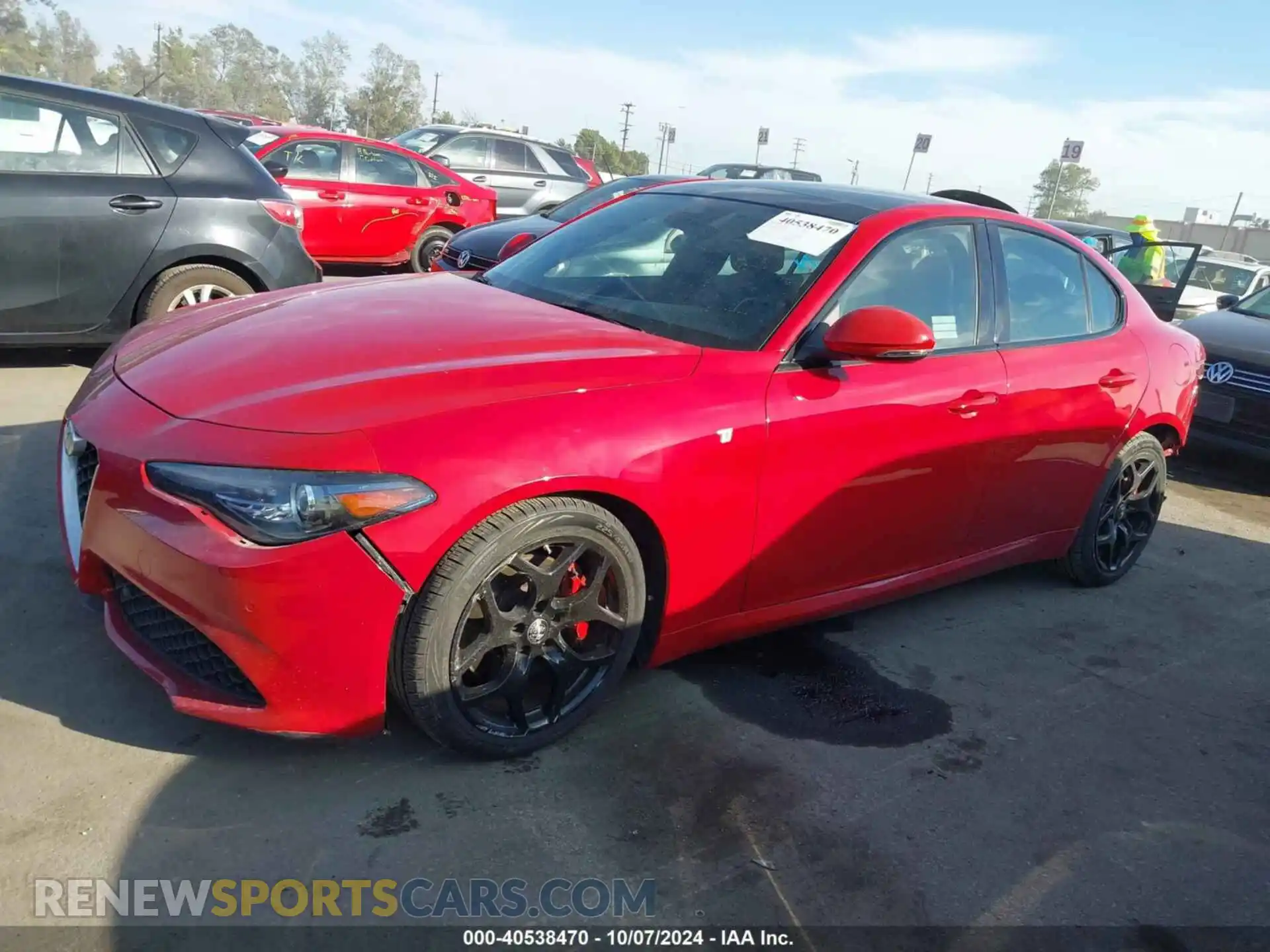 2 Фотография поврежденного автомобиля ZARFAMBN0N7660194 ALFA ROMEO GIULIA 2022