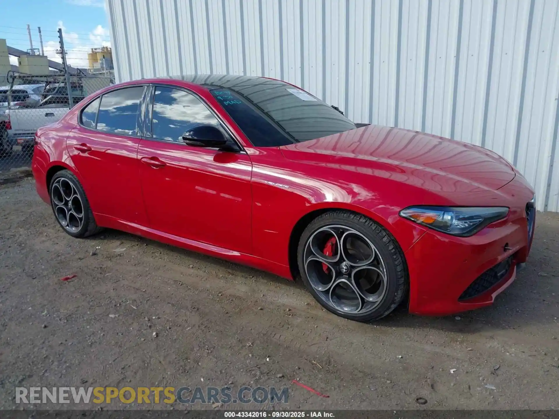 1 Photograph of a damaged car ZARFAMBN0N7663855 ALFA ROMEO GIULIA 2022