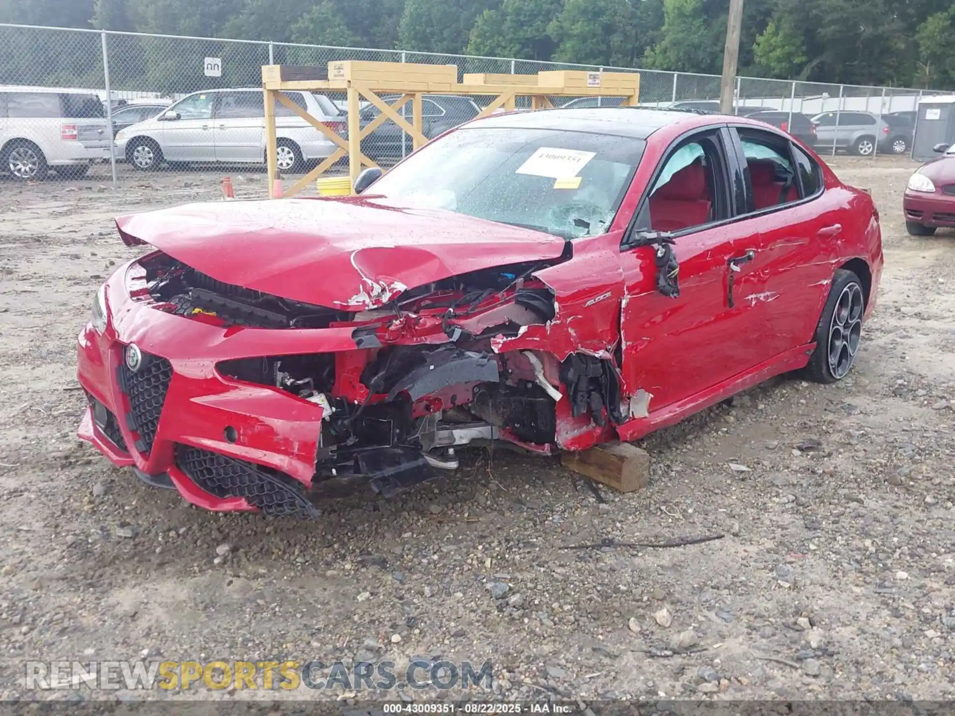 2 Photograph of a damaged car ZARFAMBN2N7661072 ALFA ROMEO GIULIA 2022