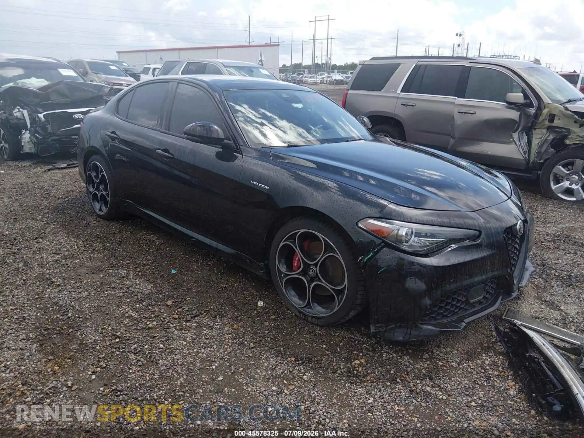 1 Фотография поврежденного автомобиля ZARFAMBN8N7662923 ALFA ROMEO GIULIA 2022