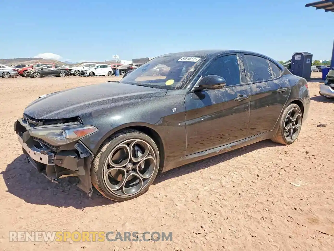 1 Photograph of a damaged car ZARFANBN5N7661878 ALFA ROMEO GIULIA 2022