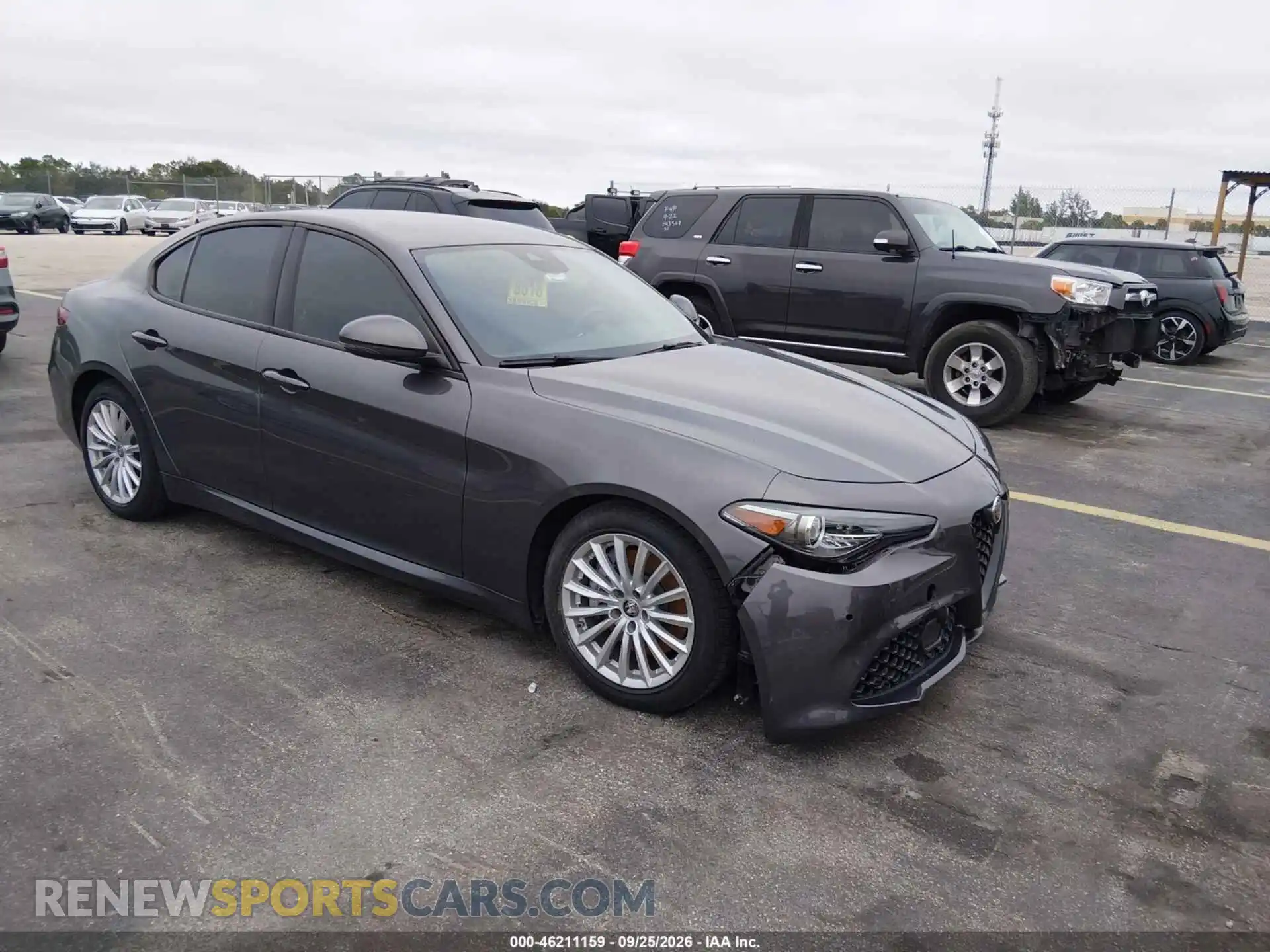 1 Photograph of a damaged car ZARFAMAN4P7666584 ALFA ROMEO GIULIA 2023