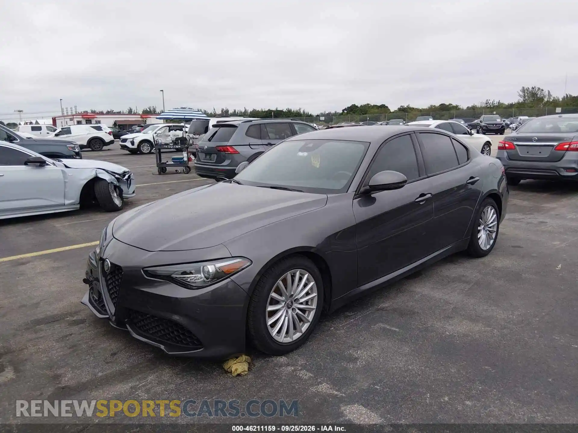 2 Photograph of a damaged car ZARFAMAN4P7666584 ALFA ROMEO GIULIA 2023