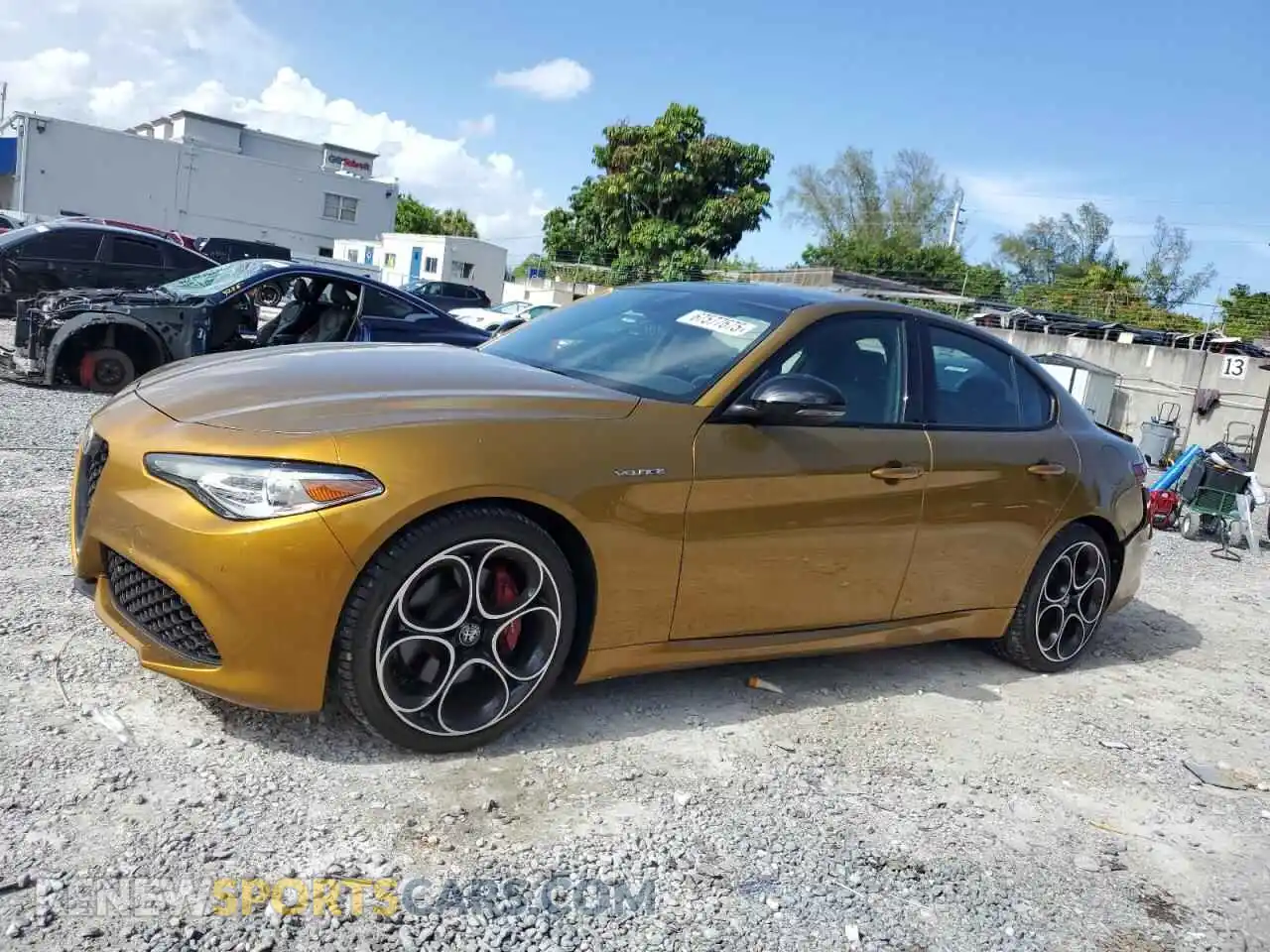 1 Photograph of a damaged car ZARFAMBN0P7669075 ALFA ROMEO GIULIA 2023