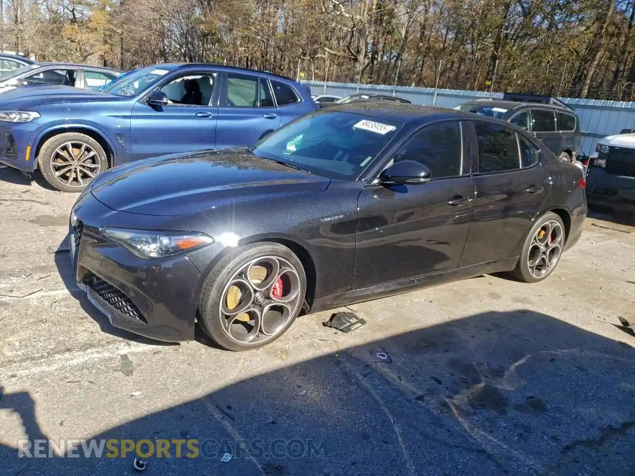 1 Photograph of a damaged car ZARFAMBN4P7668902 ALFA ROMEO GIULIA 2023