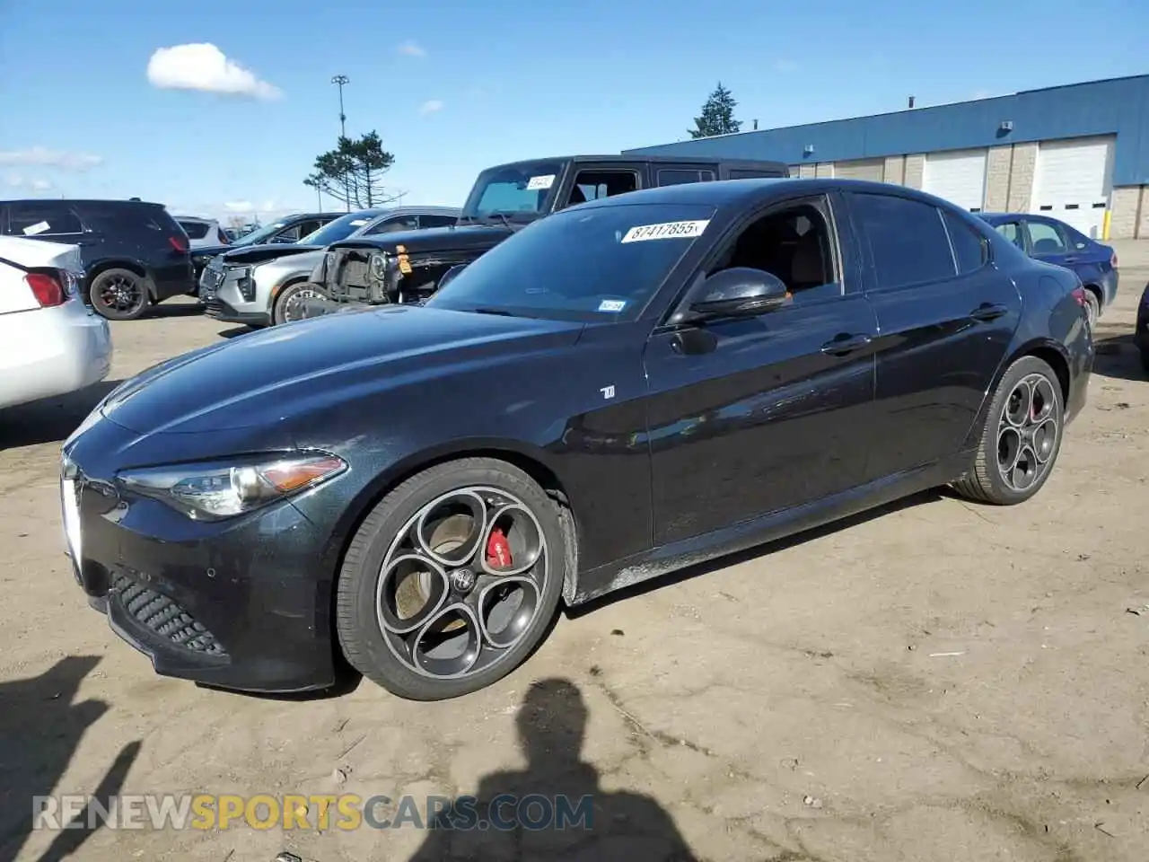 1 Photograph of a damaged car ZARFAMBN4P7676692 ALFA ROMEO GIULIA 2023