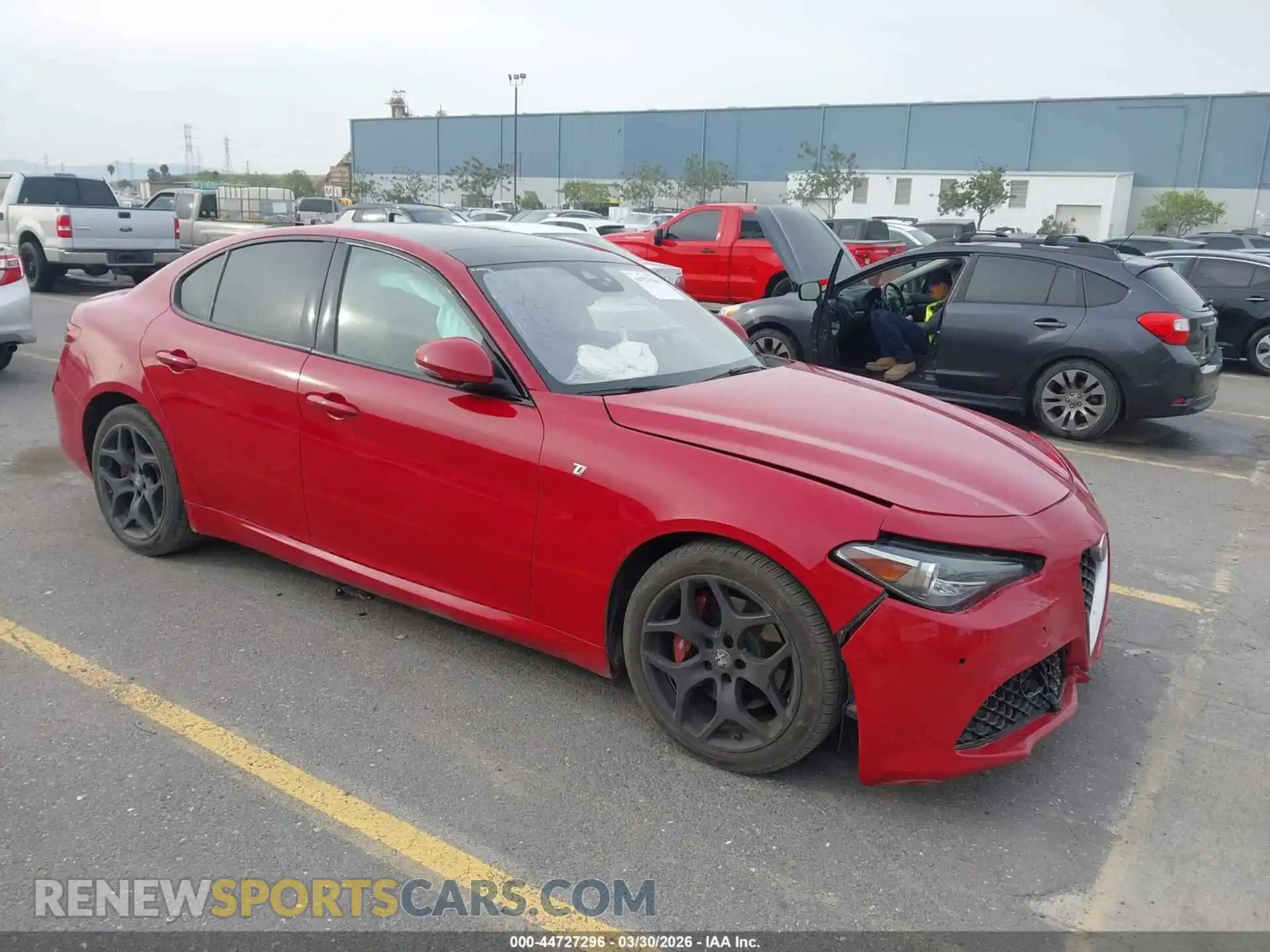 1 Фотография поврежденного автомобиля ZARFAMBN7P7670515 ALFA ROMEO GIULIA 2023