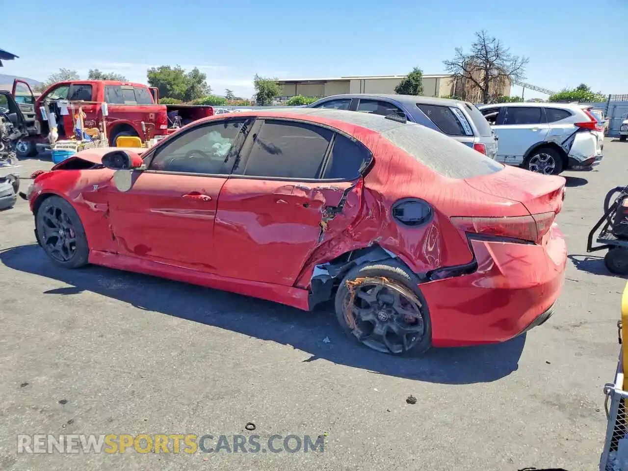 2 Photograph of a damaged car ZARFAMBN8P7666957 ALFA ROMEO GIULIA 2023