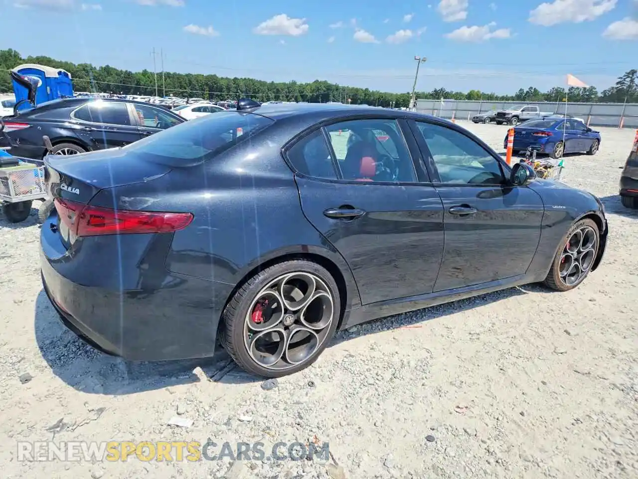 3 Фотография поврежденного автомобиля ZARFAMBN8P7675982 ALFA ROMEO GIULIA 2023