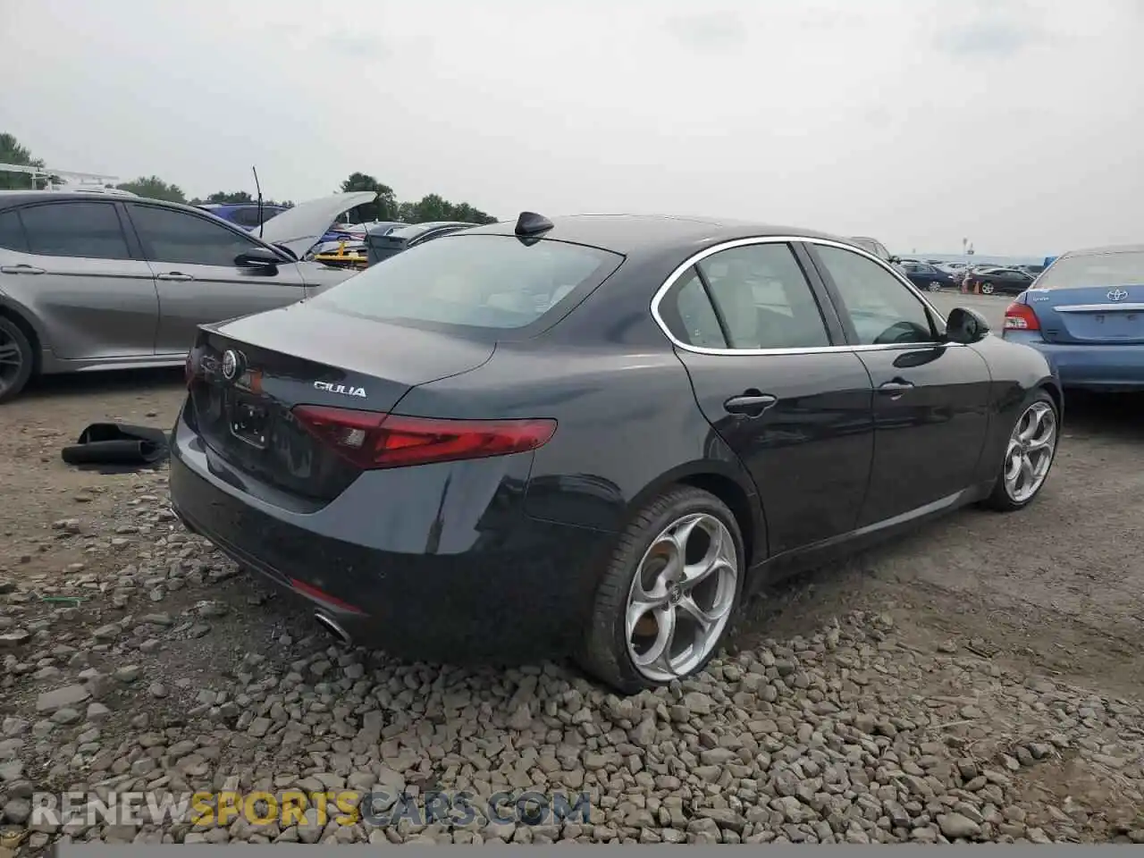 3 Фотография поврежденного автомобиля ZARFAMBN9P7673755 ALFA ROMEO GIULIA 2023