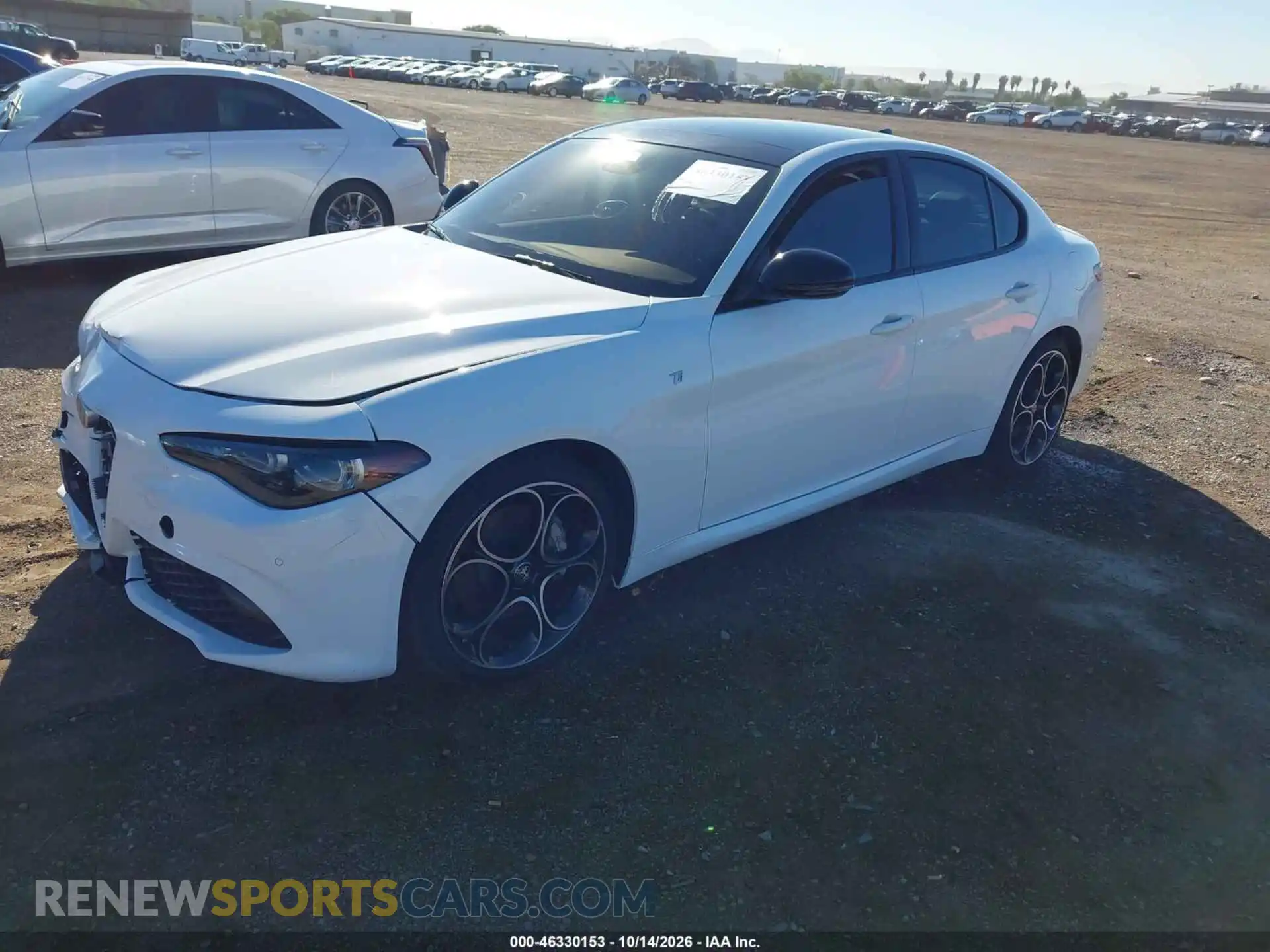 2 fotografías del automóvil dañado ZARFAMBN4R7684035 ALFA ROMEO GIULIA 2024