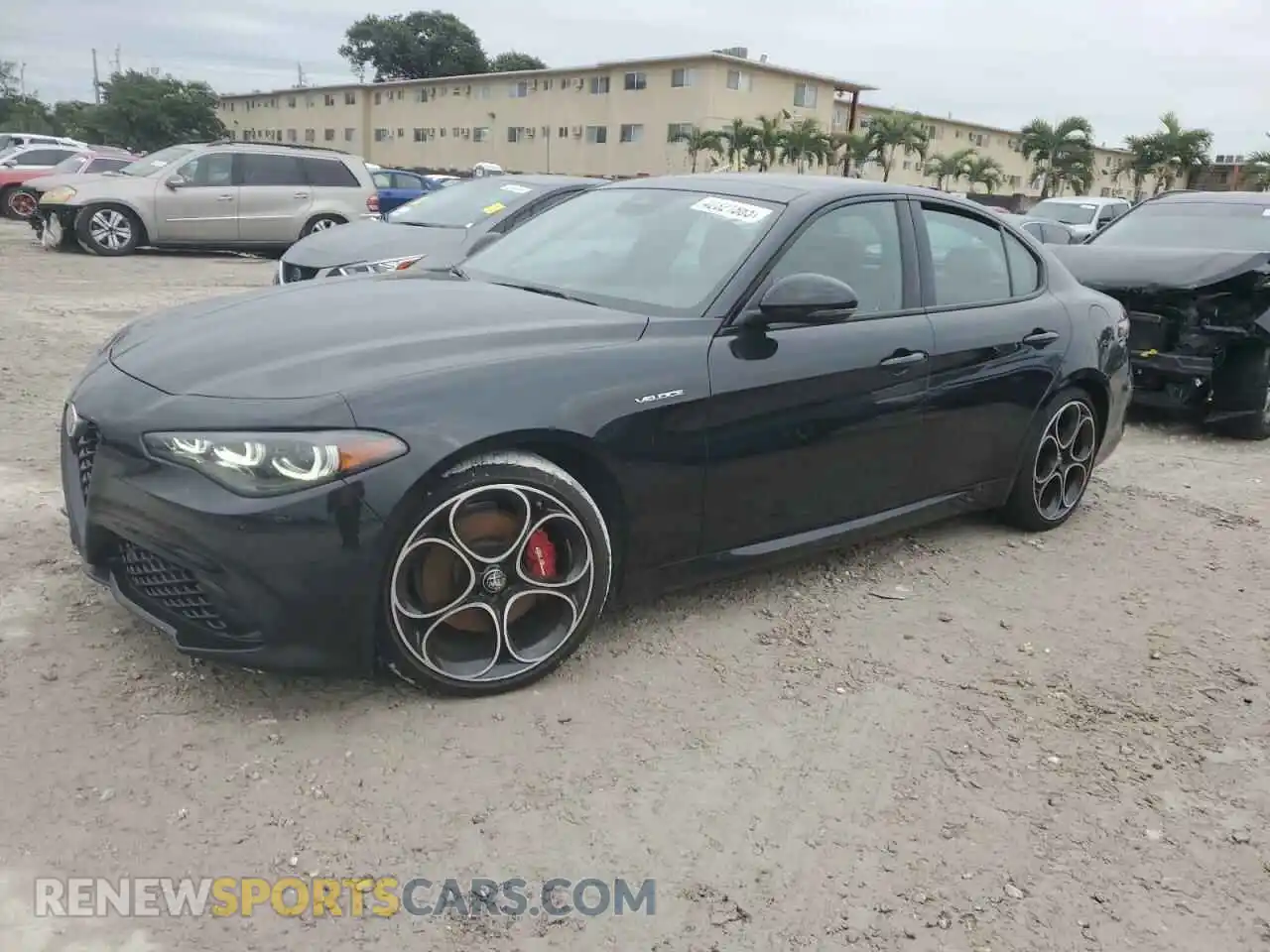 1 Photograph of a damaged car ZARFAMBNXR7677719 ALFA ROMEO GIULIA 2024
