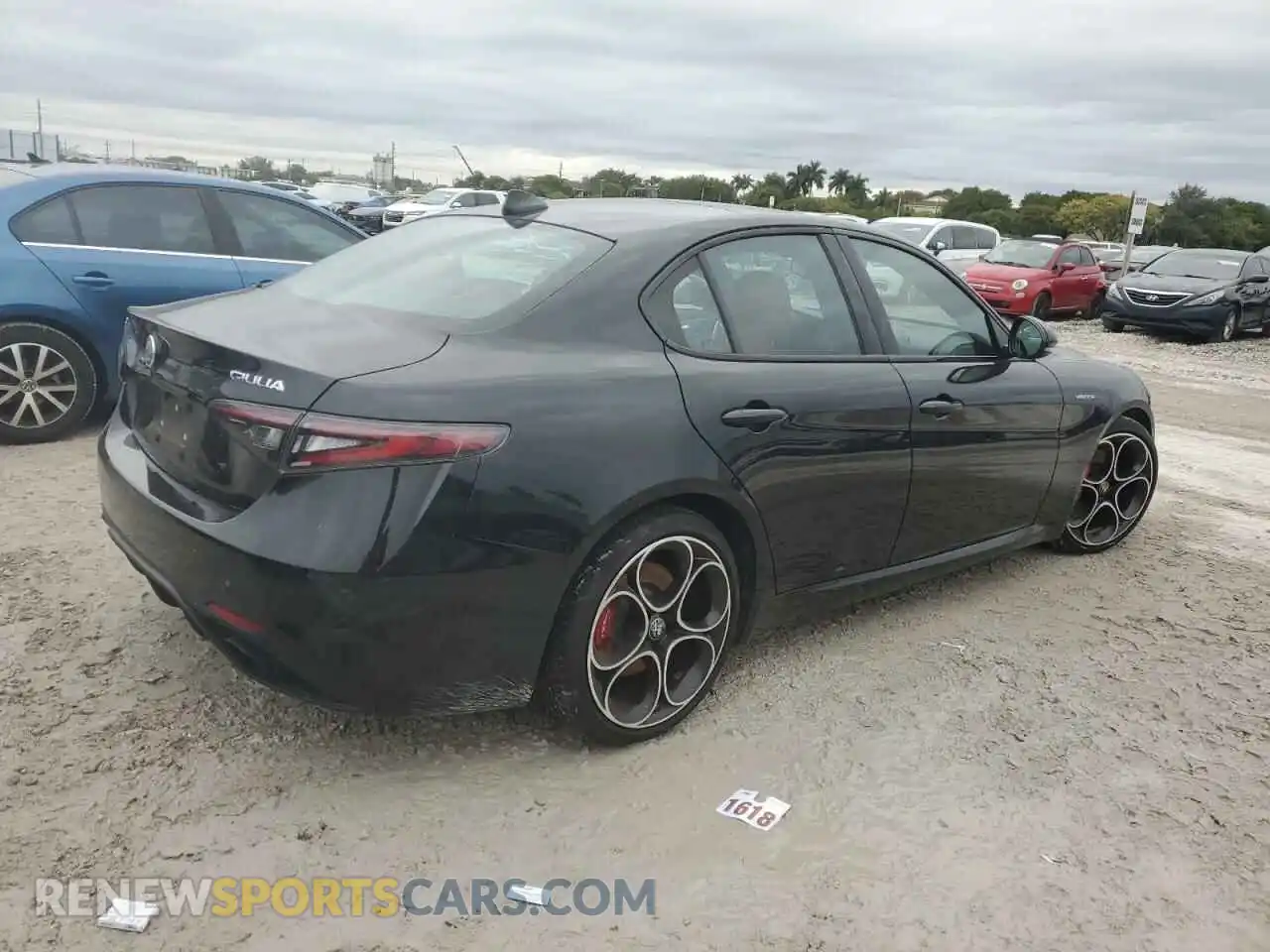 3 Photograph of a damaged car ZARFAMBNXR7677719 ALFA ROMEO GIULIA 2024