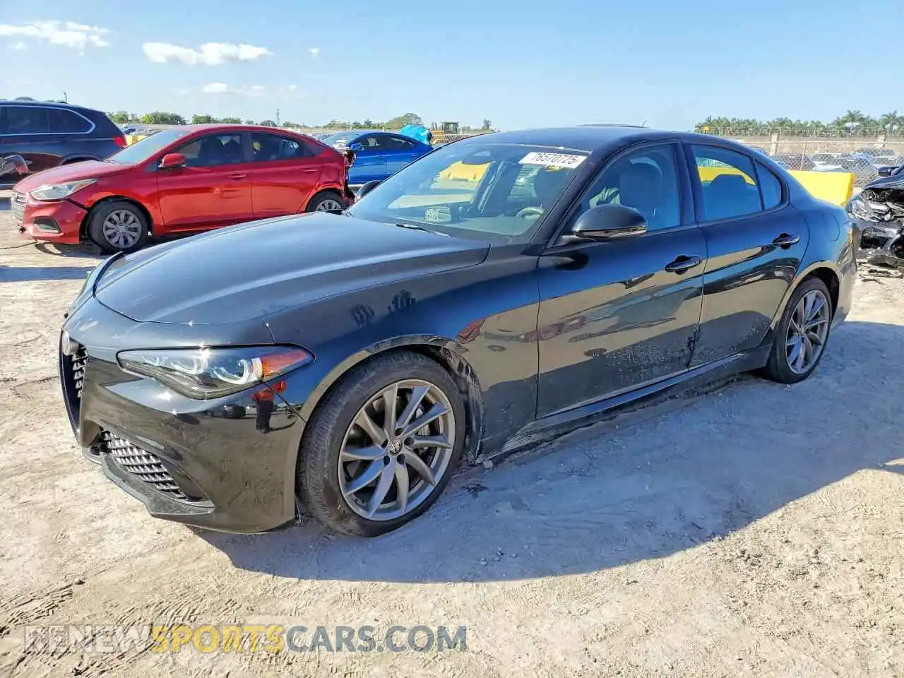 1 Photograph of a damaged car ZARFAMAN4S7689811 ALFA ROMEO GIULIA 2025