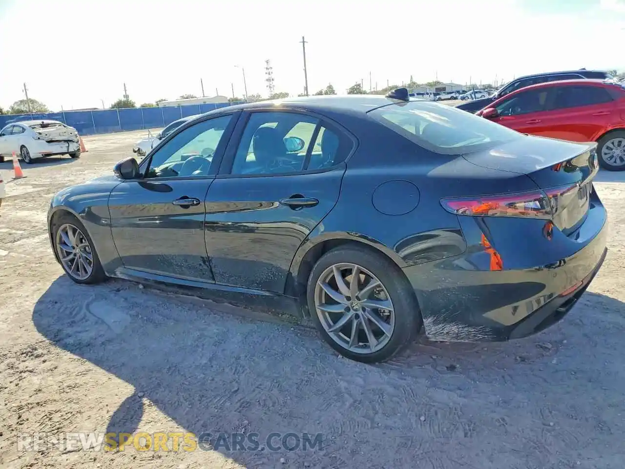 2 Photograph of a damaged car ZARFAMAN4S7689811 ALFA ROMEO GIULIA 2025