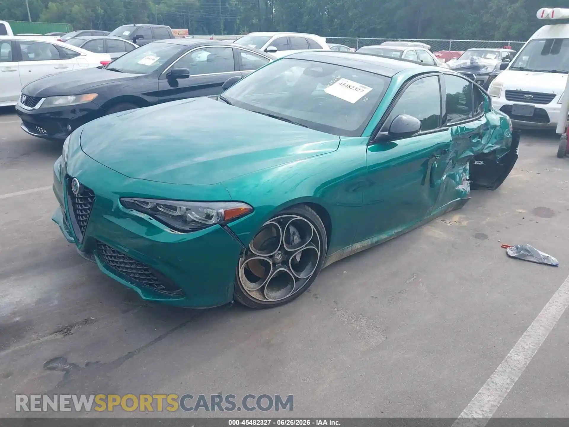 2 Фотография поврежденного автомобиля ZARFAMAN9S7689688 ALFA ROMEO GIULIA 2025