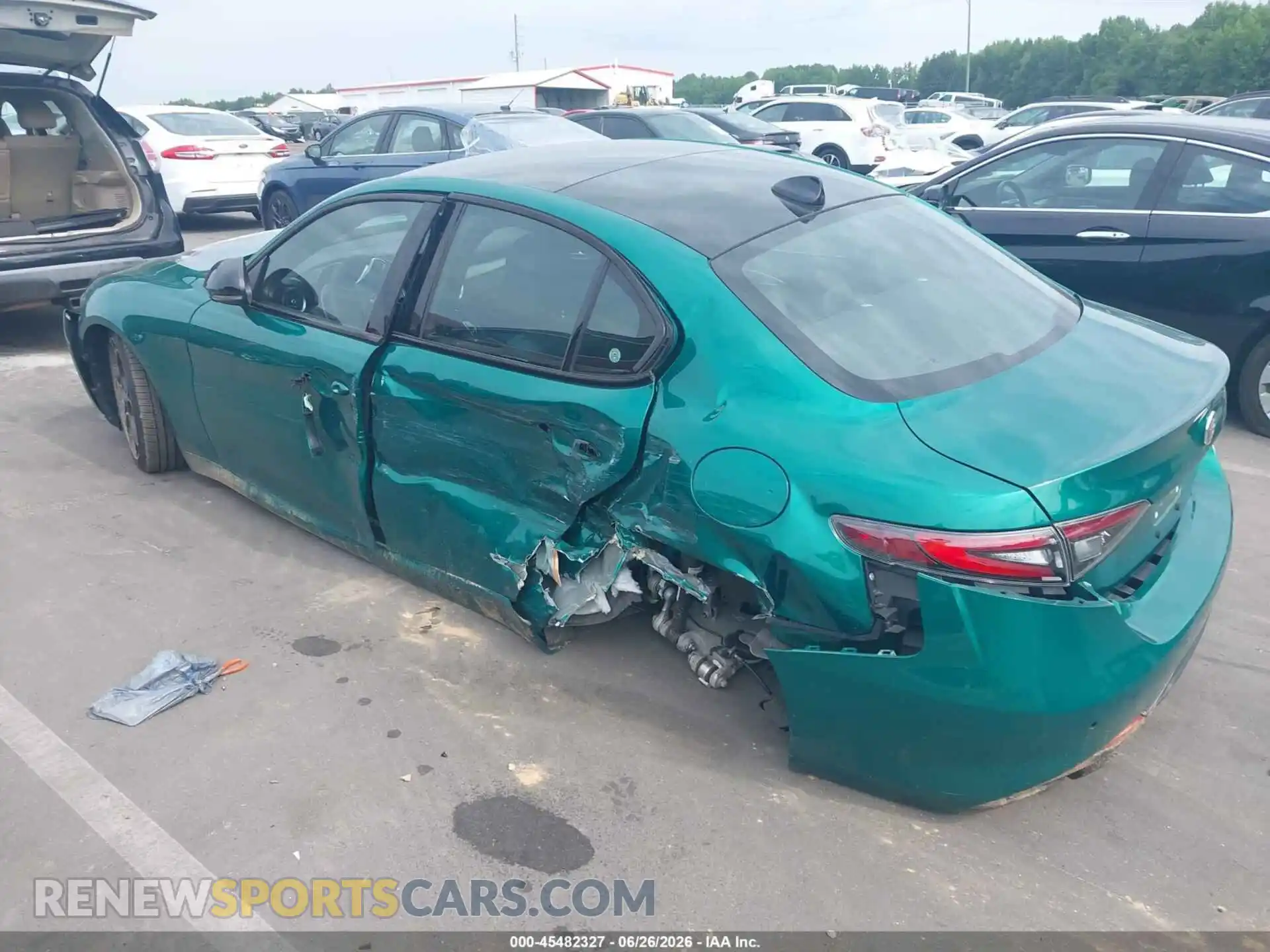 3 Фотография поврежденного автомобиля ZARFAMAN9S7689688 ALFA ROMEO GIULIA 2025
